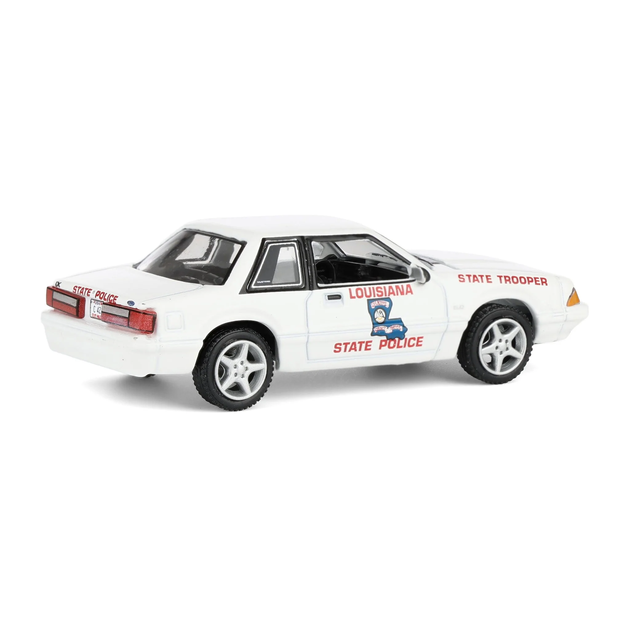 1/64 1993 Ford Mustang SSP, Louisiana State Police, Hot Pursuit Series 45 - Image 3