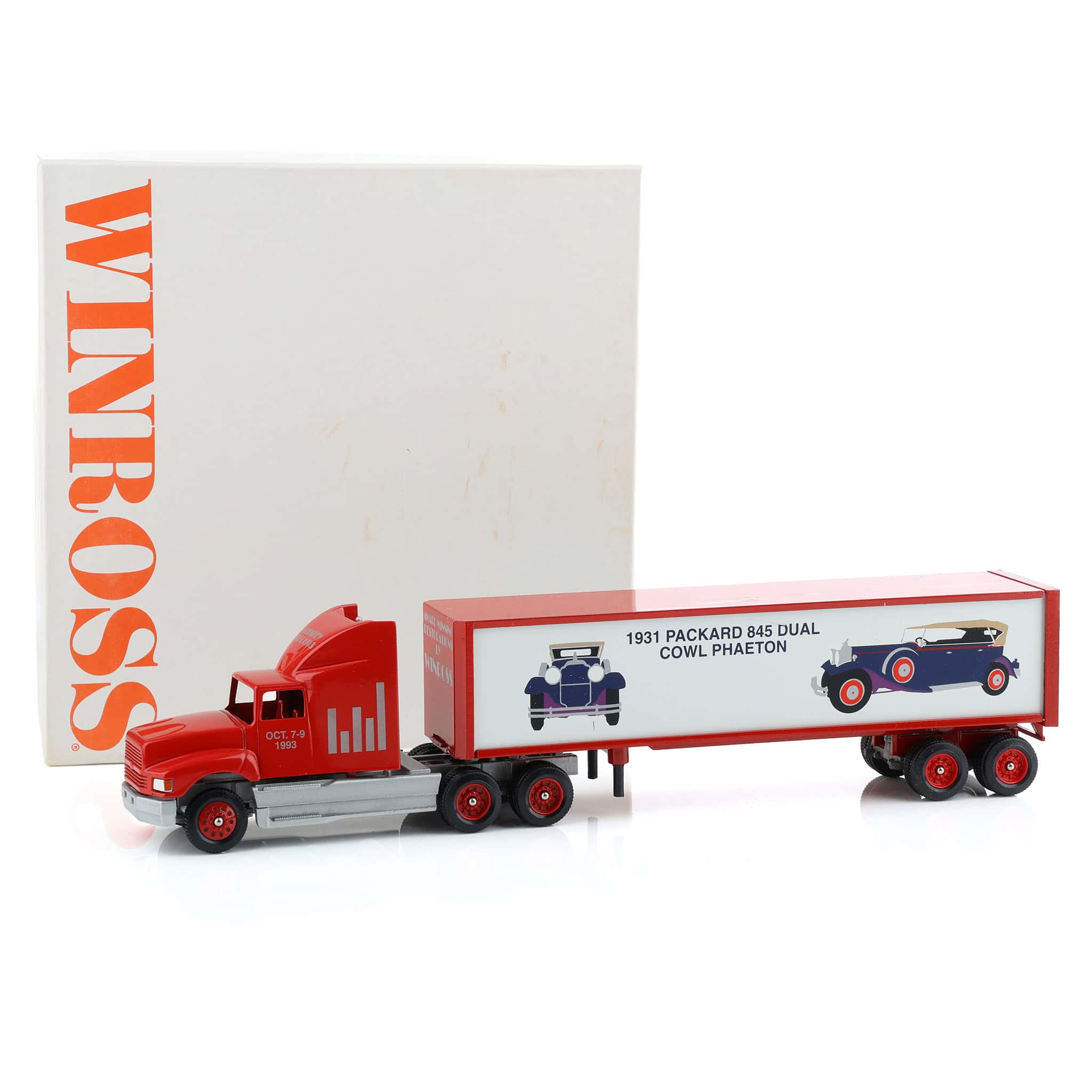 1/64 1993 Winross Truck, 1931 Packard 845 Dual Cowl Phaeton