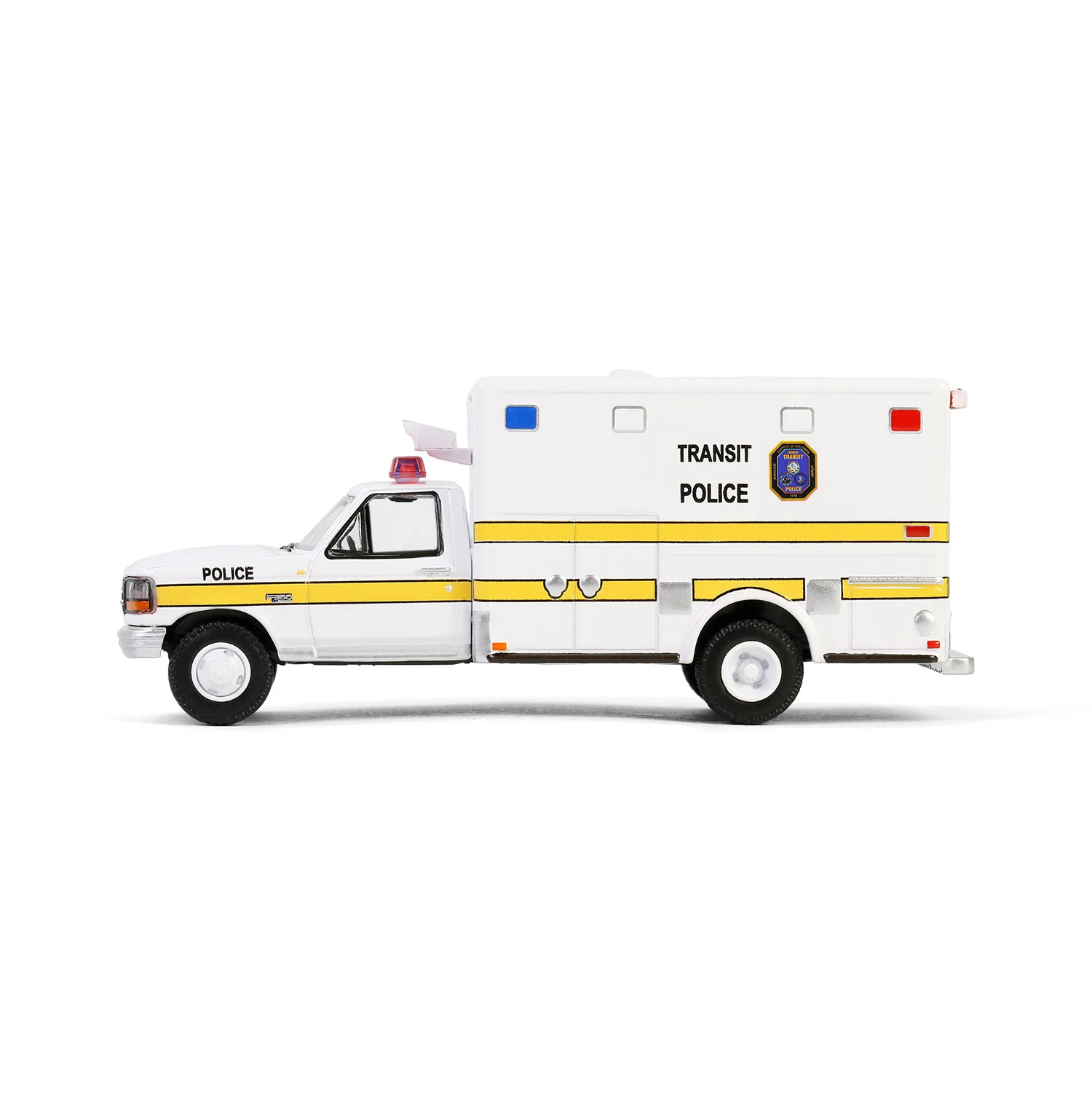 1/64 1994 Ford F-350 Ambulance, Washington DC Metro Transit Police, First Responders, Hobby Exclusive - Image 4