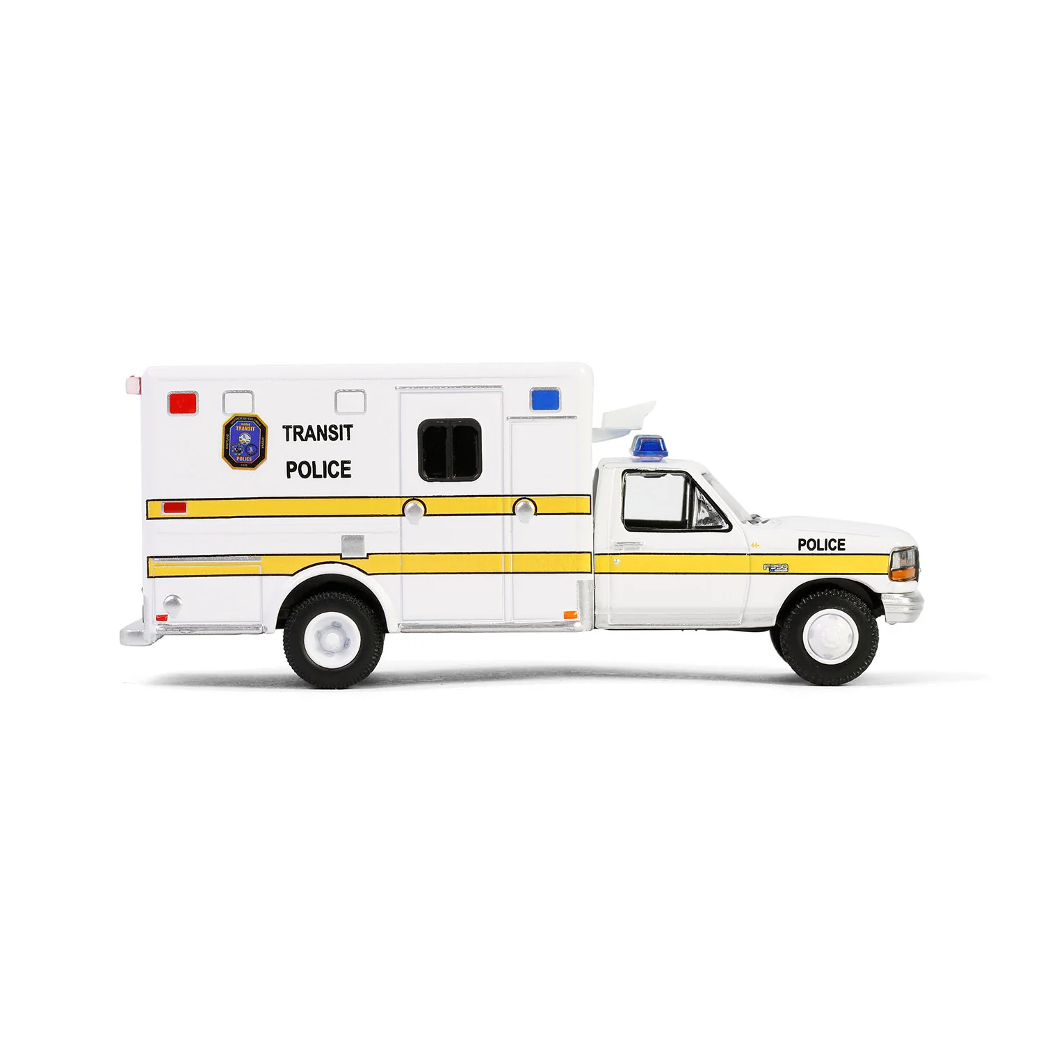 1/64 1994 Ford F-350 Ambulance, Washington DC Metro Transit Police, First Responders, Hobby Exclusive - Image 5