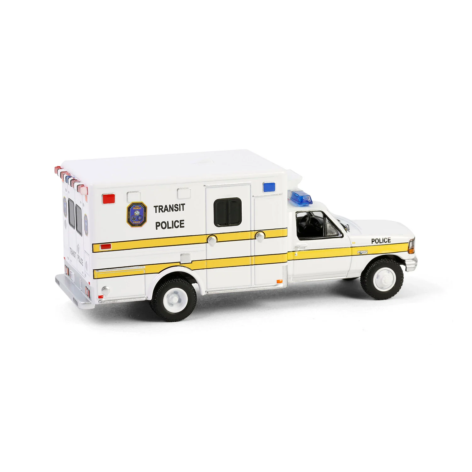 1/64 1994 Ford F-350 Ambulance, Washington DC Metro Transit Police, First Responders, Hobby Exclusive - Image 6