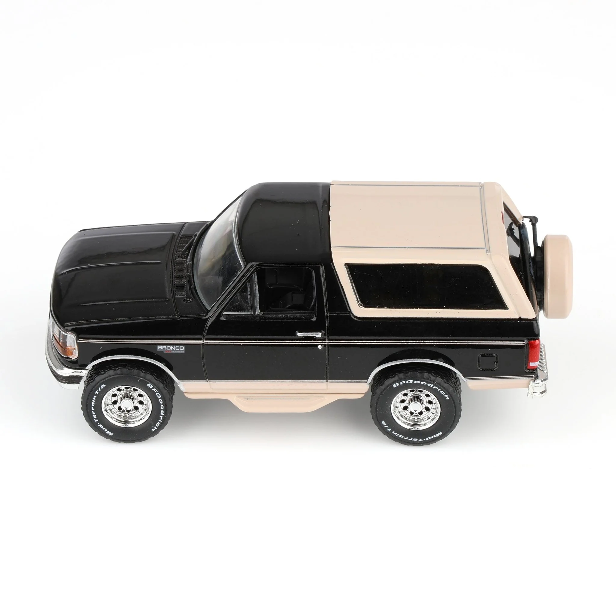 1/64 1995 Ford Bronco, Black with Tan Roof, Rick's Auto Sales Series 2 by GreenLight Collectibles - Image 5