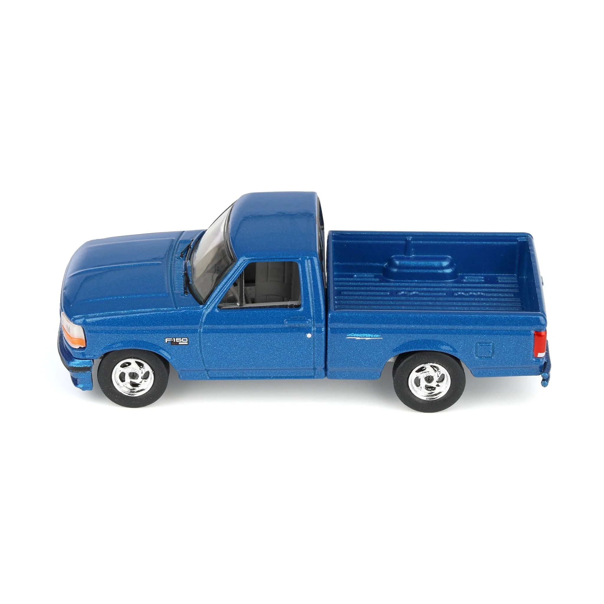 1/64 1995 Ford F-150 Lightning Pickup Truck, Sonic Blue, Rick's Auto Sales Series 2 by GreenLight Collectibles - Image 5