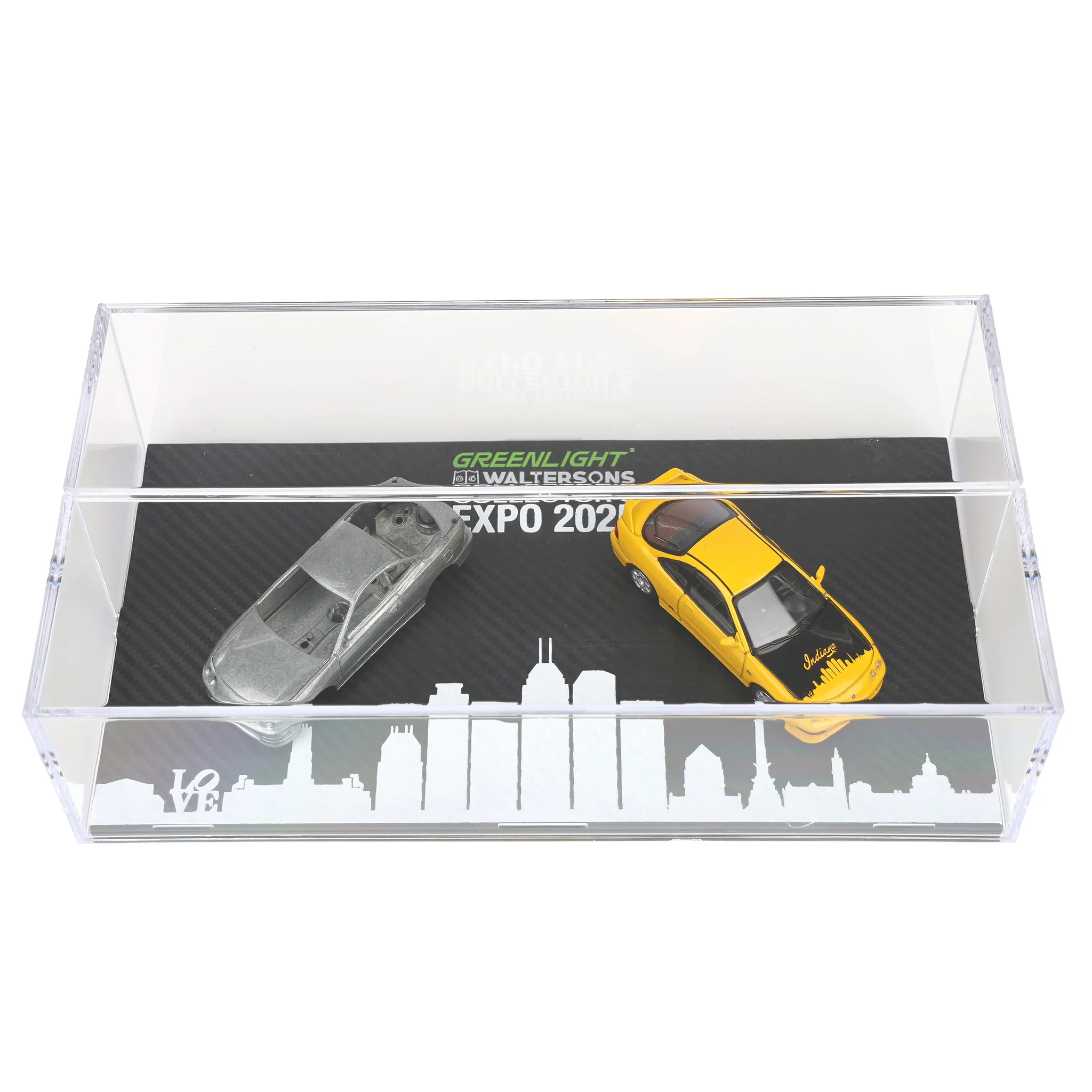 1/64 2000 Honda Integra Type R Export Version Raw Casting Dual Pack, Phoenix Yellow, 2025 GreenLight Waltersons Product Expo Dinner Exclusive - Image 6