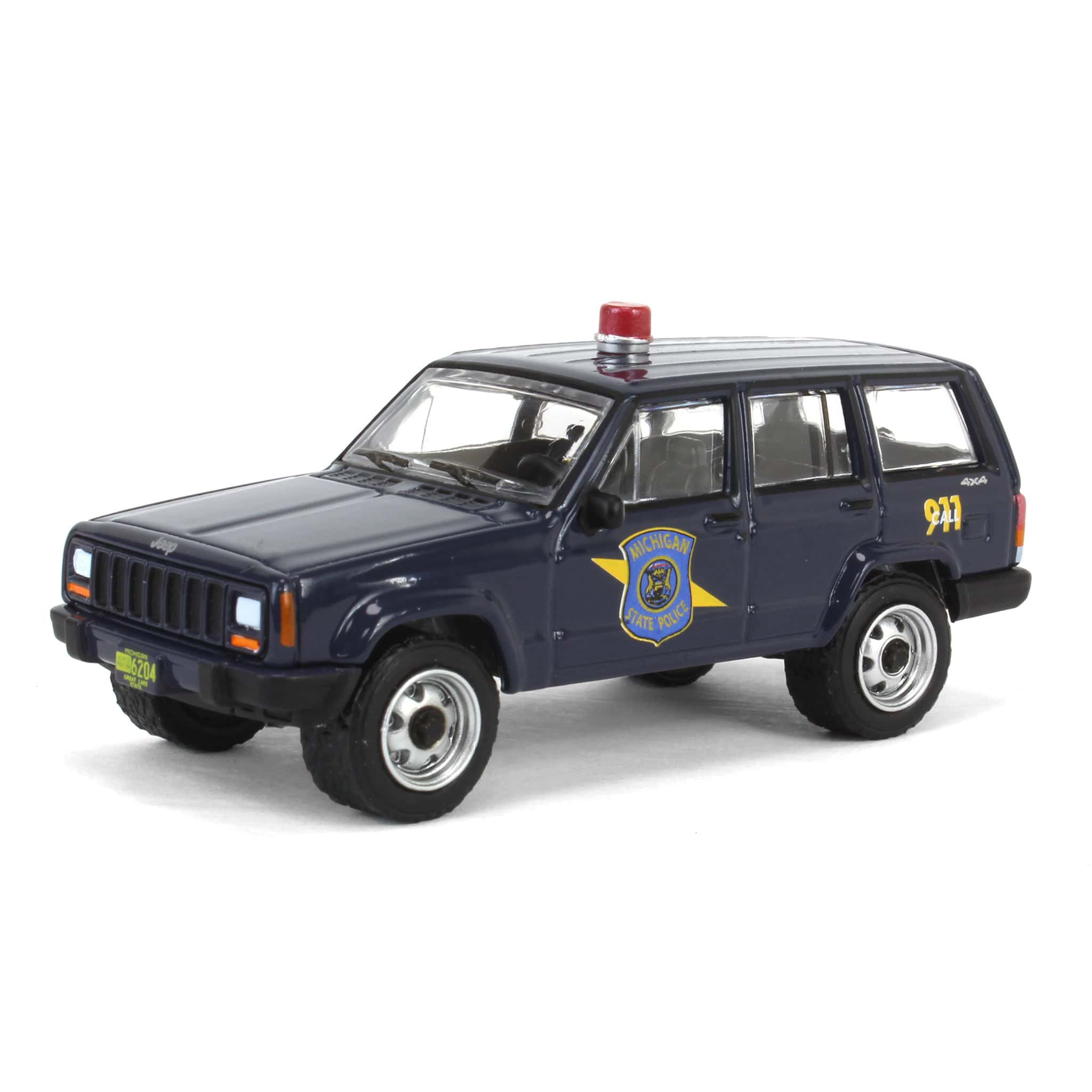 1/64 2001 Jeep Cherokee, Michigan State Police, Hot Pursuit Series 46 - Image 3