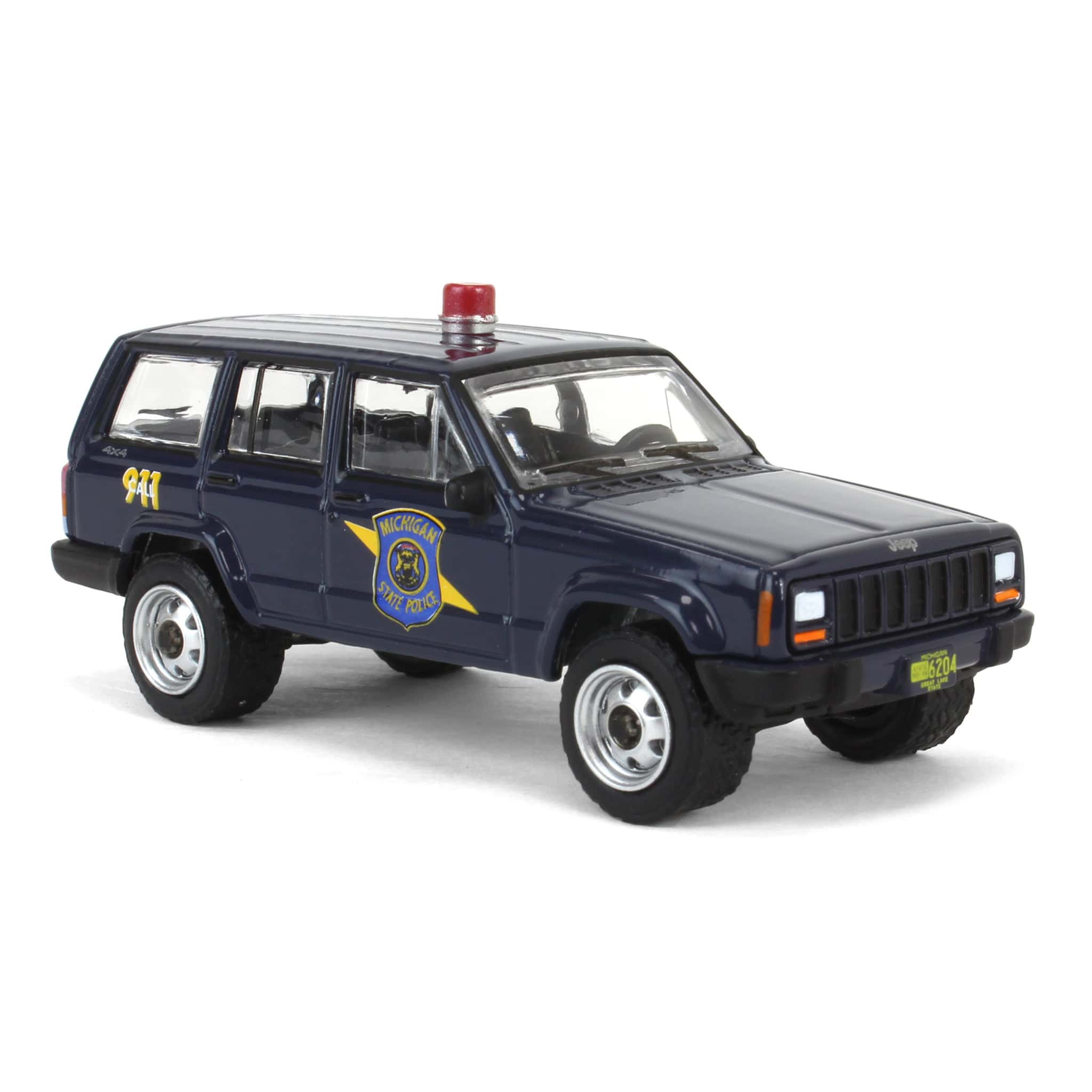 1/64 2001 Jeep Cherokee, Michigan State Police, Hot Pursuit Series 46 - Image 4