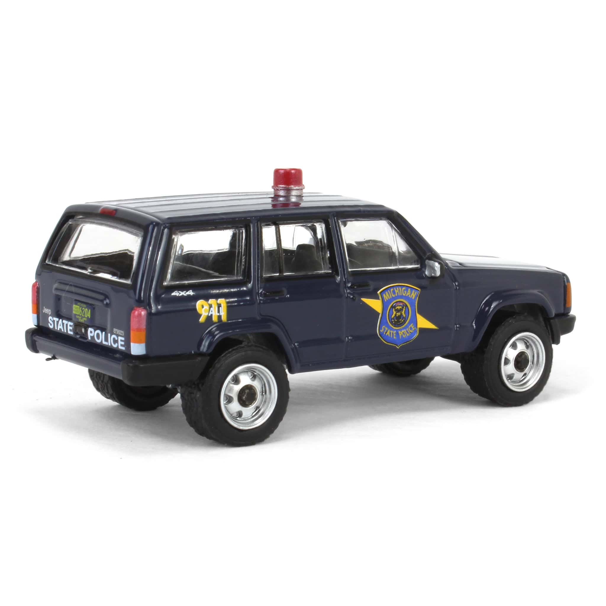 1/64 2001 Jeep Cherokee, Michigan State Police, Hot Pursuit Series 46 - Image 5