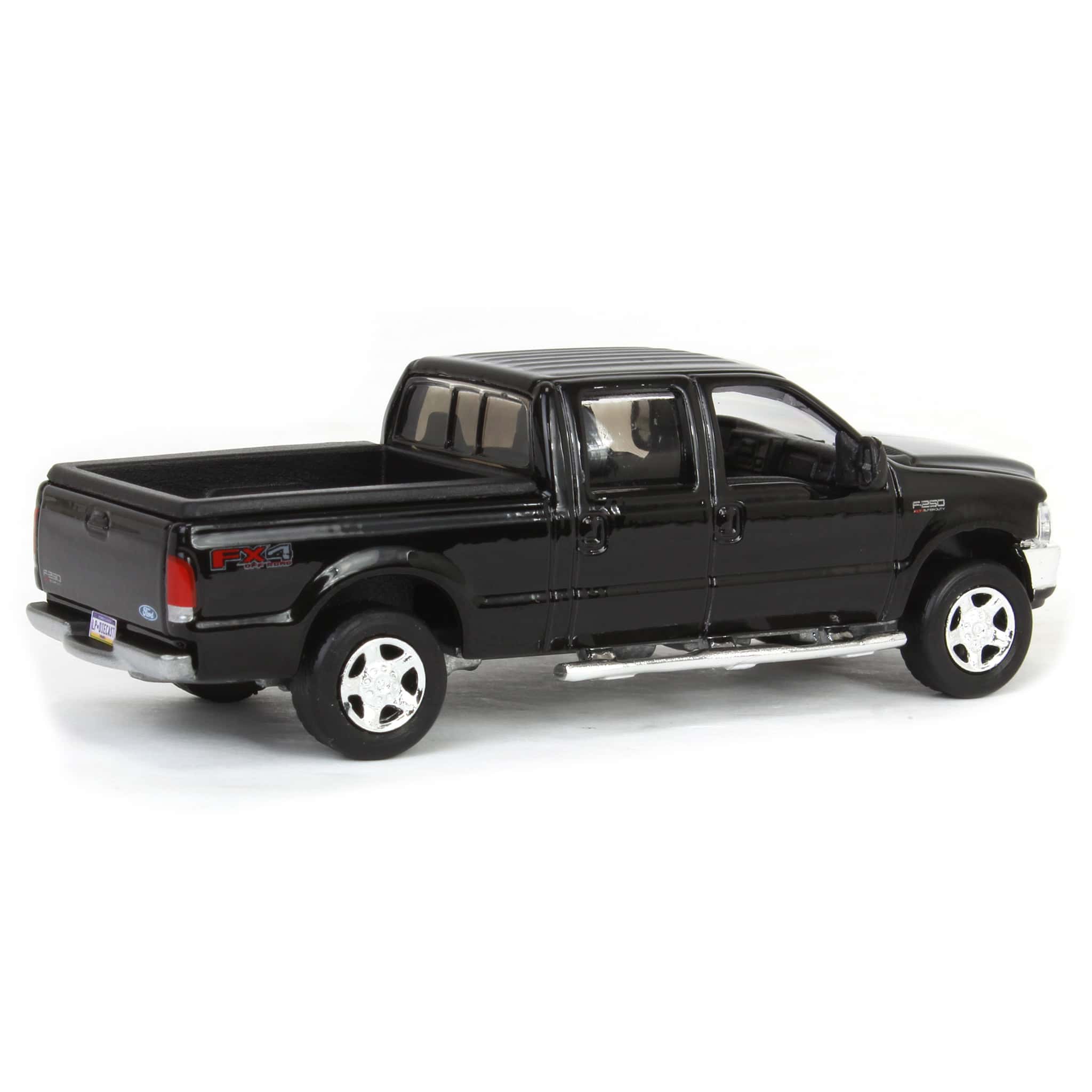 1/64 2004 Ford F-250 Super Duty Crew Cab Pickup Truck, Black, LP Diecast Garage Exclusive - Image 3