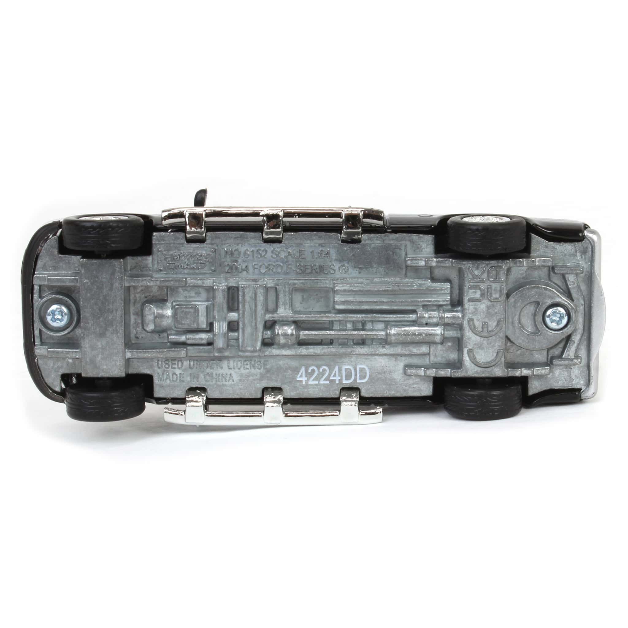 1/64 2004 Ford F-250 Super Duty Crew Cab Pickup Truck, Black, LP Diecast Garage Exclusive - Image 5