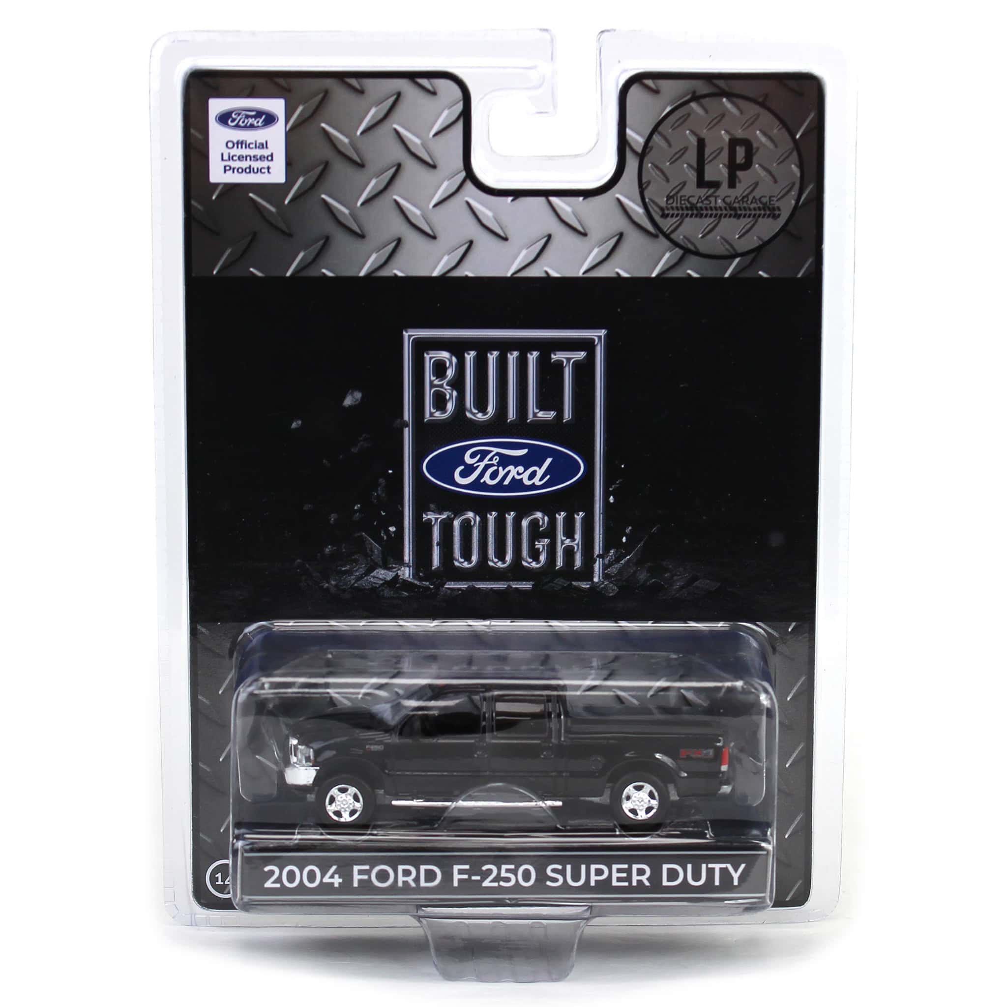 1/64 2004 Ford F-250 Super Duty Crew Cab Pickup Truck, Black, LP Diecast Garage Exclusive - Image 6