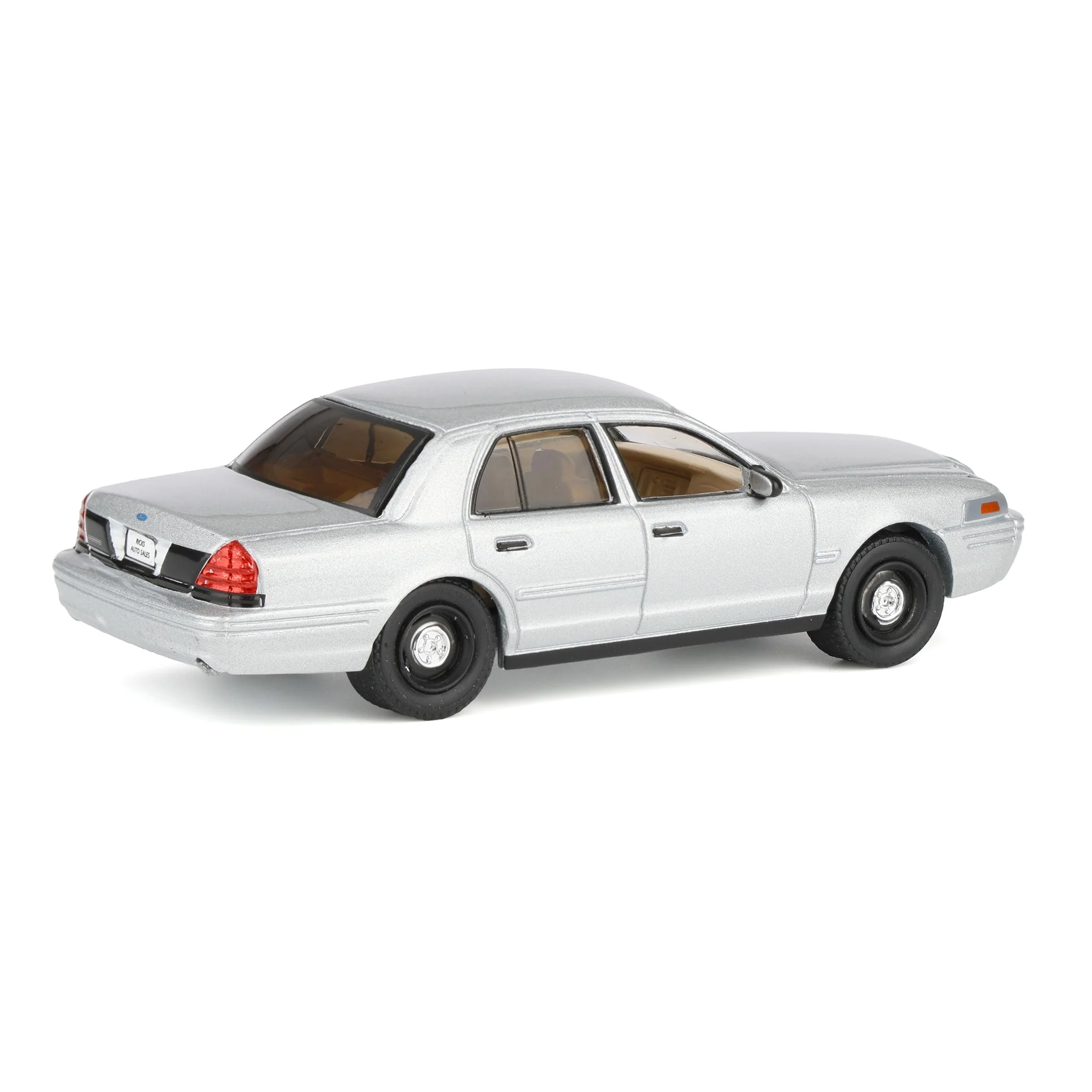 1/64 2005 Ford Crown Victoria Ex-Cop Car, Gold, Rick's Auto Sales Series 2 by GreenLight Collectibles - Image 3
