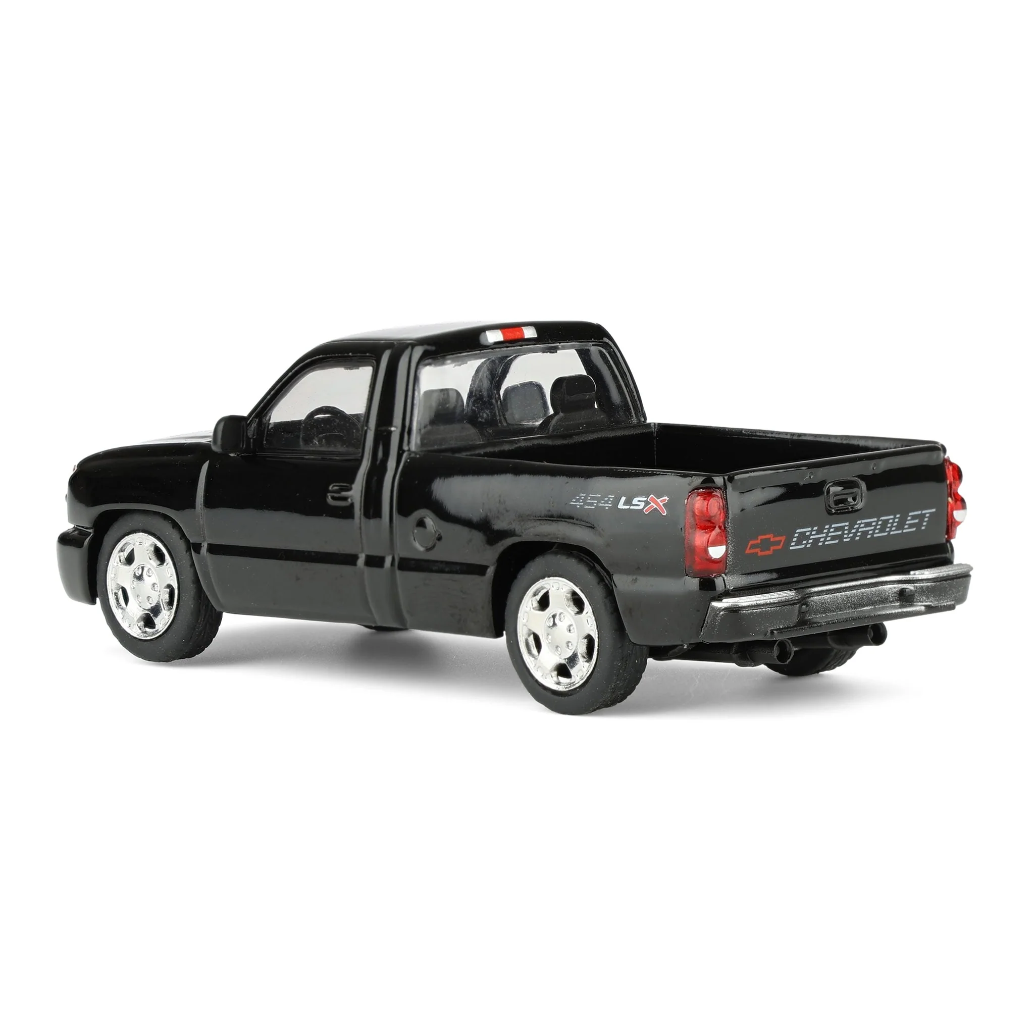 1/64 2006 Chevrolet Silverado SS Single Cab Pickup Truck, Onyx Black, PARA64 - Image 4