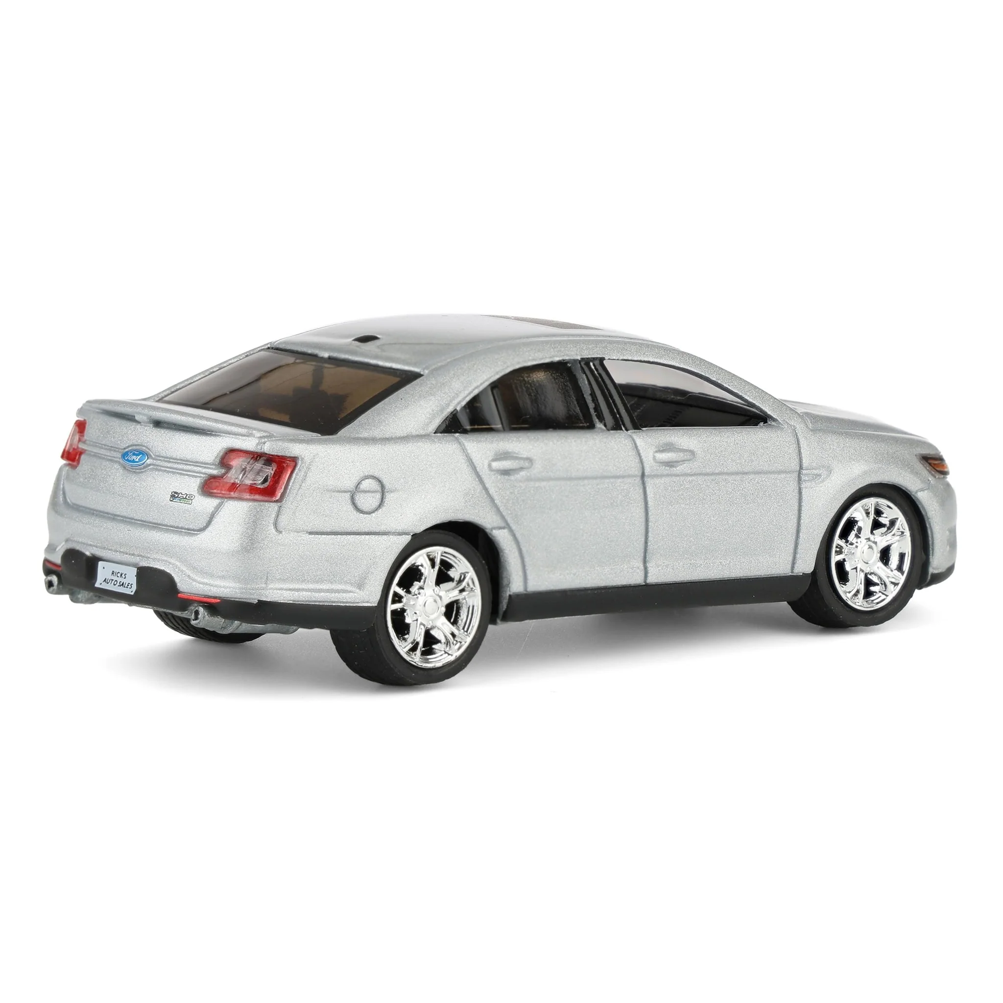 1/64 2010 Ford Taurus SHO Edition, Silver, Rick's Auto Sales, LP Diecast Exclusive - Image 3