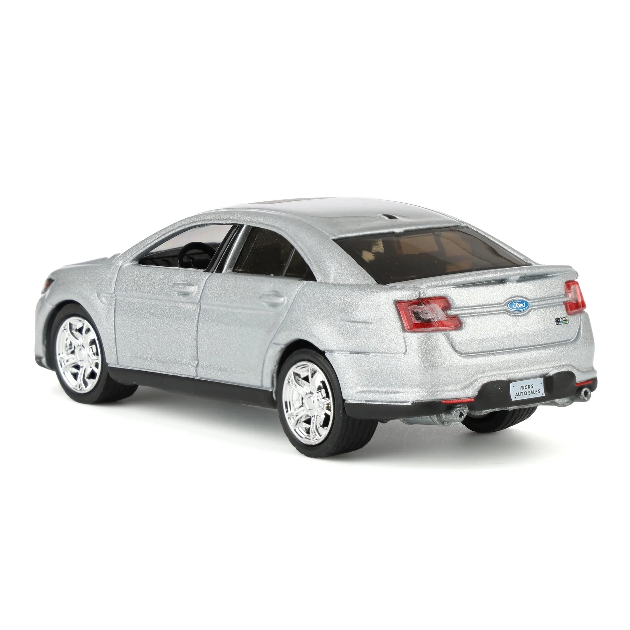 1/64 2010 Ford Taurus SHO Edition, Silver, Rick's Auto Sales, LP Diecast Exclusive - Image 4