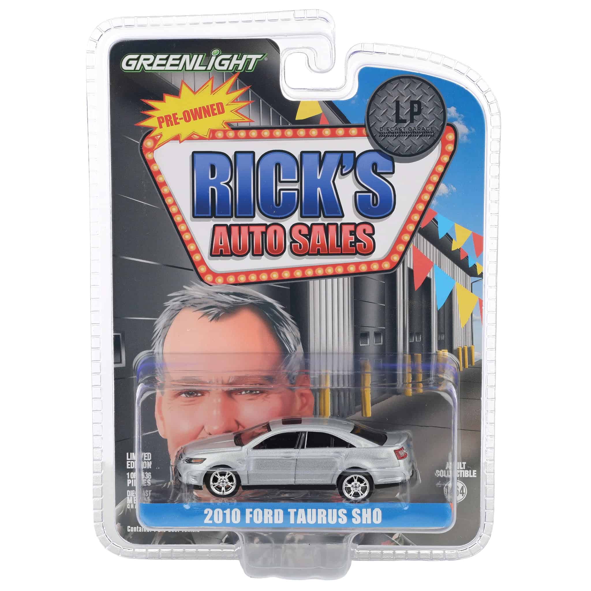 1/64 2010 Ford Taurus SHO Edition, Silver, Rick's Auto Sales, LP Diecast Exclusive - Image 6