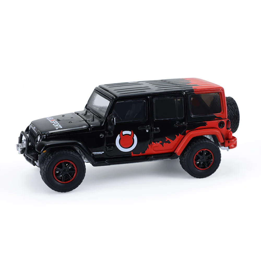 1/64 2012 Jeep Wrangler Unlimited with Small Cargo Trailer, Diablo Sport, Hitch & Tow Series 33 - Image 7