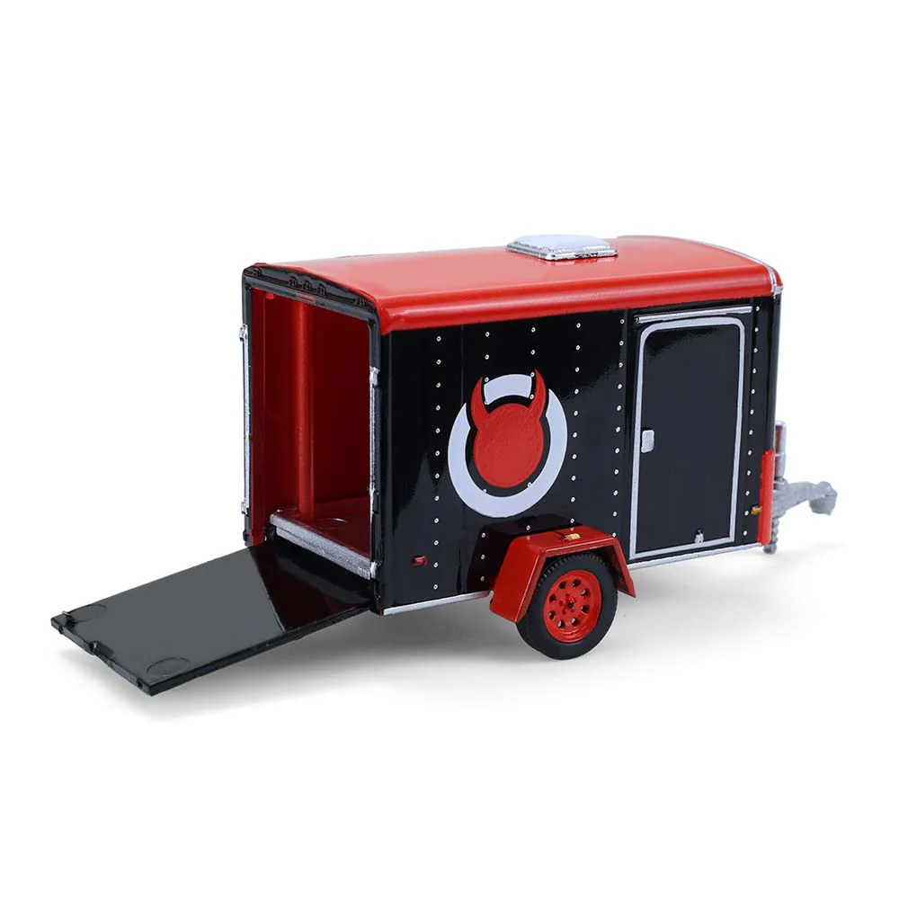 1/64 2012 Jeep Wrangler Unlimited with Small Cargo Trailer, Diablo Sport, Hitch & Tow Series 33 - Image 8