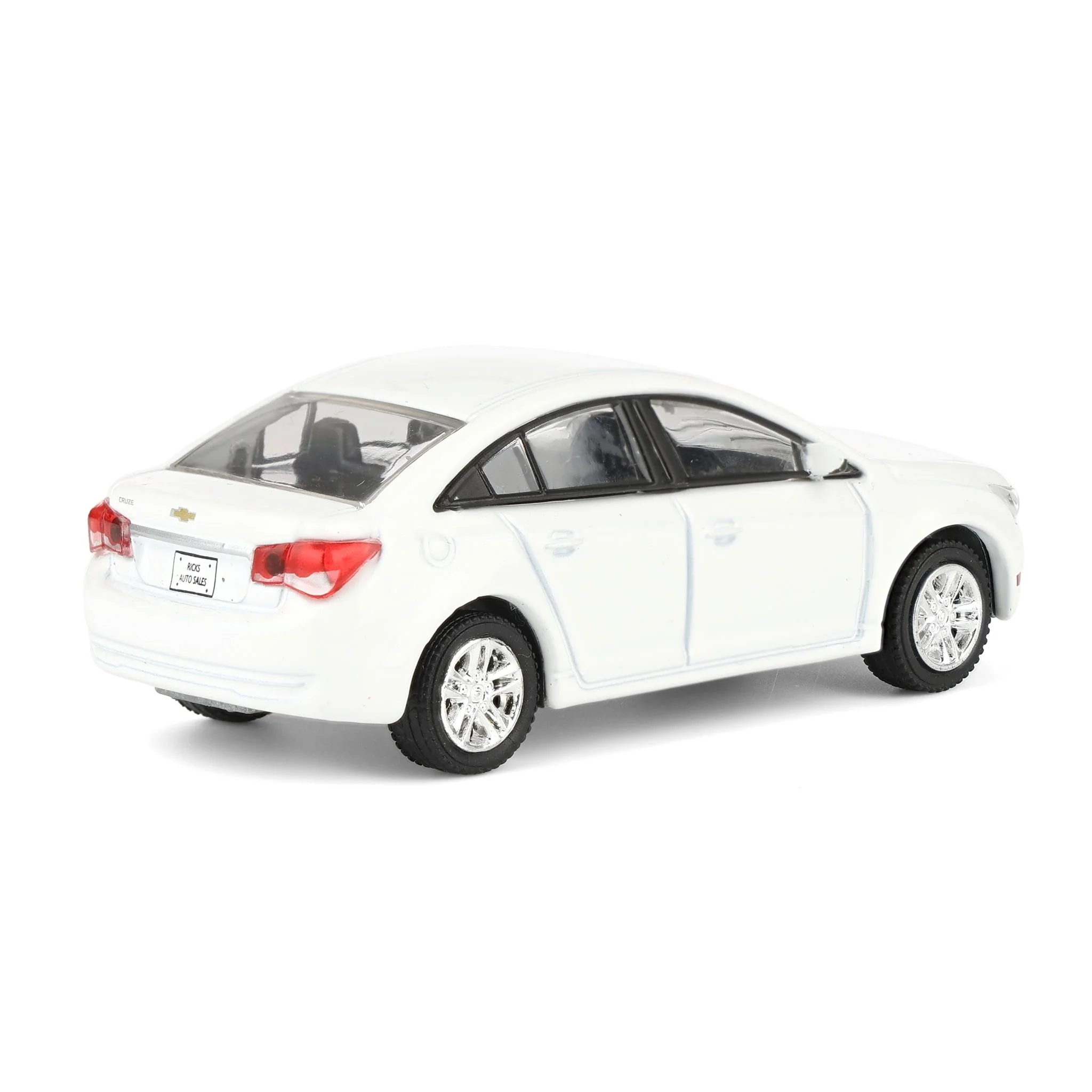 1/64 2013 Chevy Cruze, White, Rick's Auto Sales, LP Diecast Exclusive - Image 3