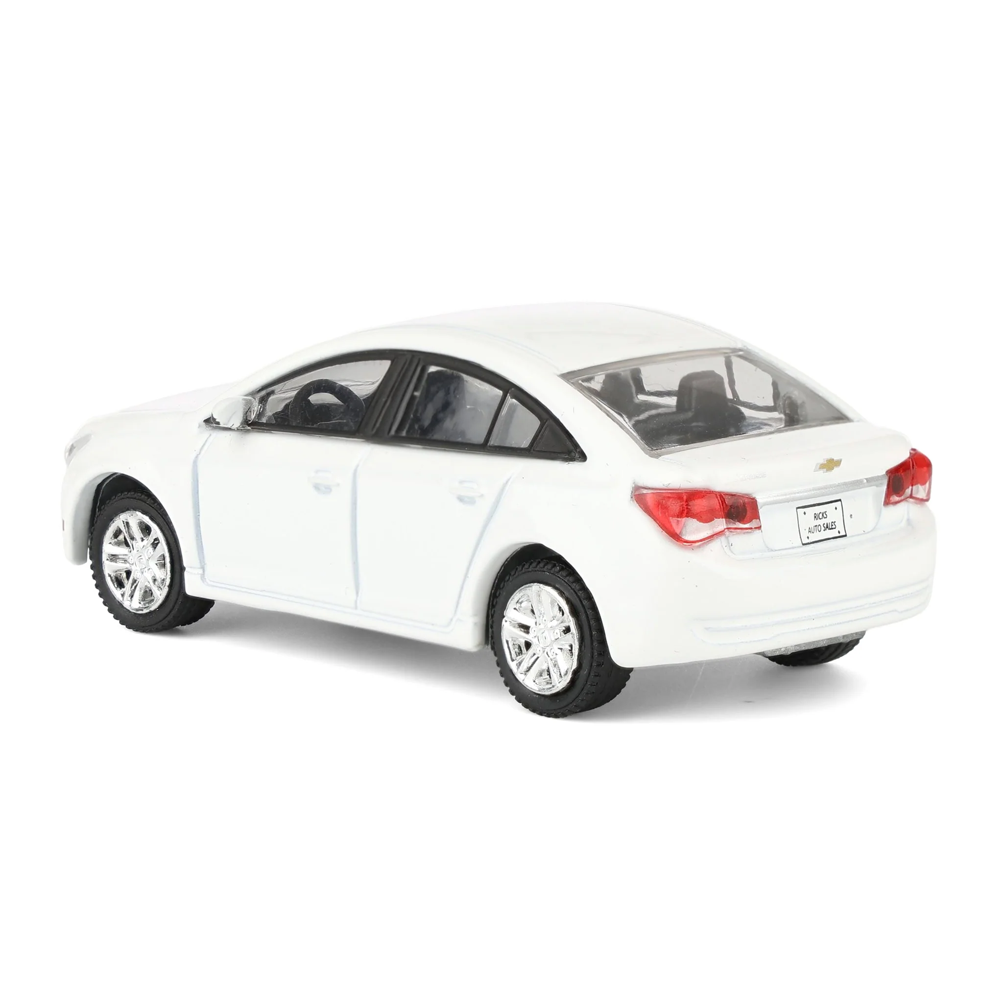 1/64 2013 Chevy Cruze, White, Rick's Auto Sales, LP Diecast Exclusive - Image 4