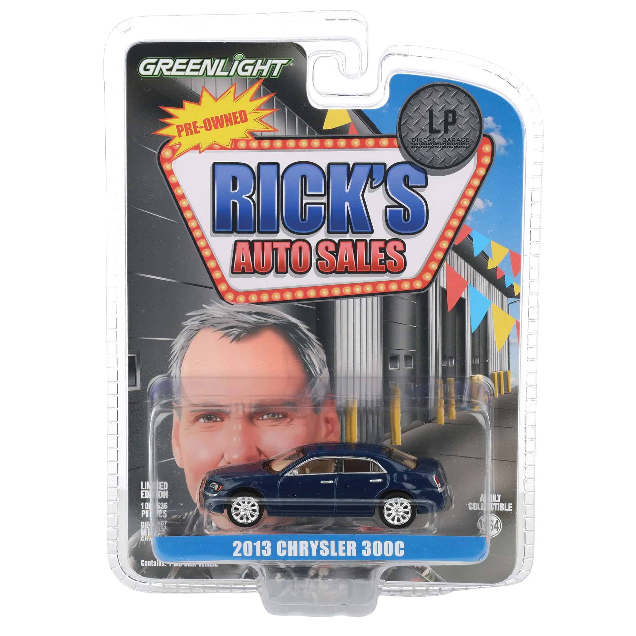 1/64 2013 Chrysler 300C, Blue, Rick's Auto Sales, LP Diecast Exclusive - Image 6