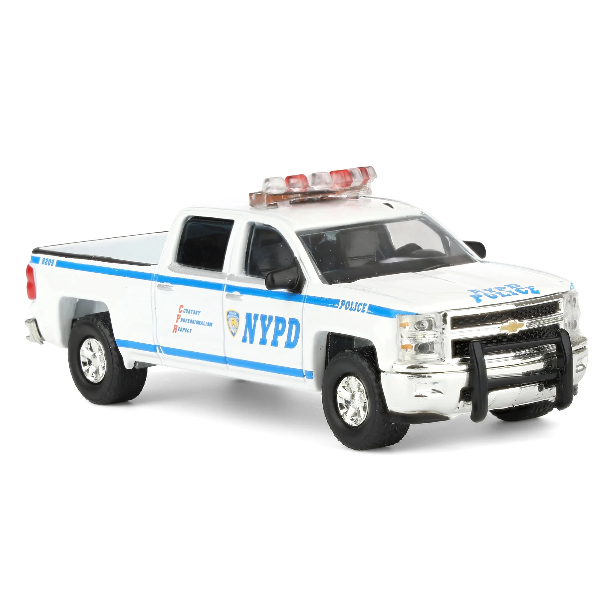1/64 2015 Chevrolet Silverado by GreenLight Collectibles, New York City Police Dept (NYPD) - Image 2