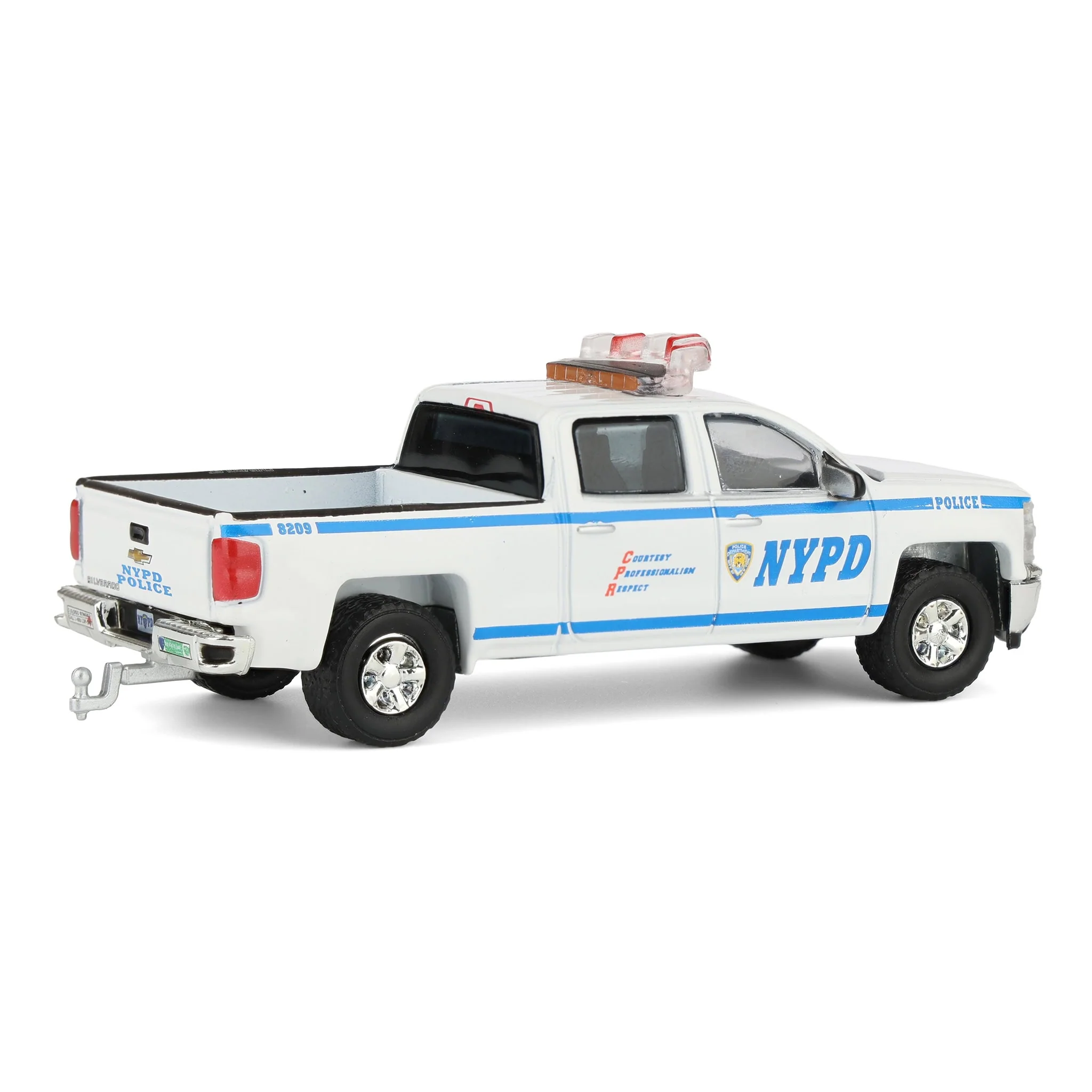 1/64 2015 Chevrolet Silverado by GreenLight Collectibles, New York City Police Dept (NYPD) - Image 3