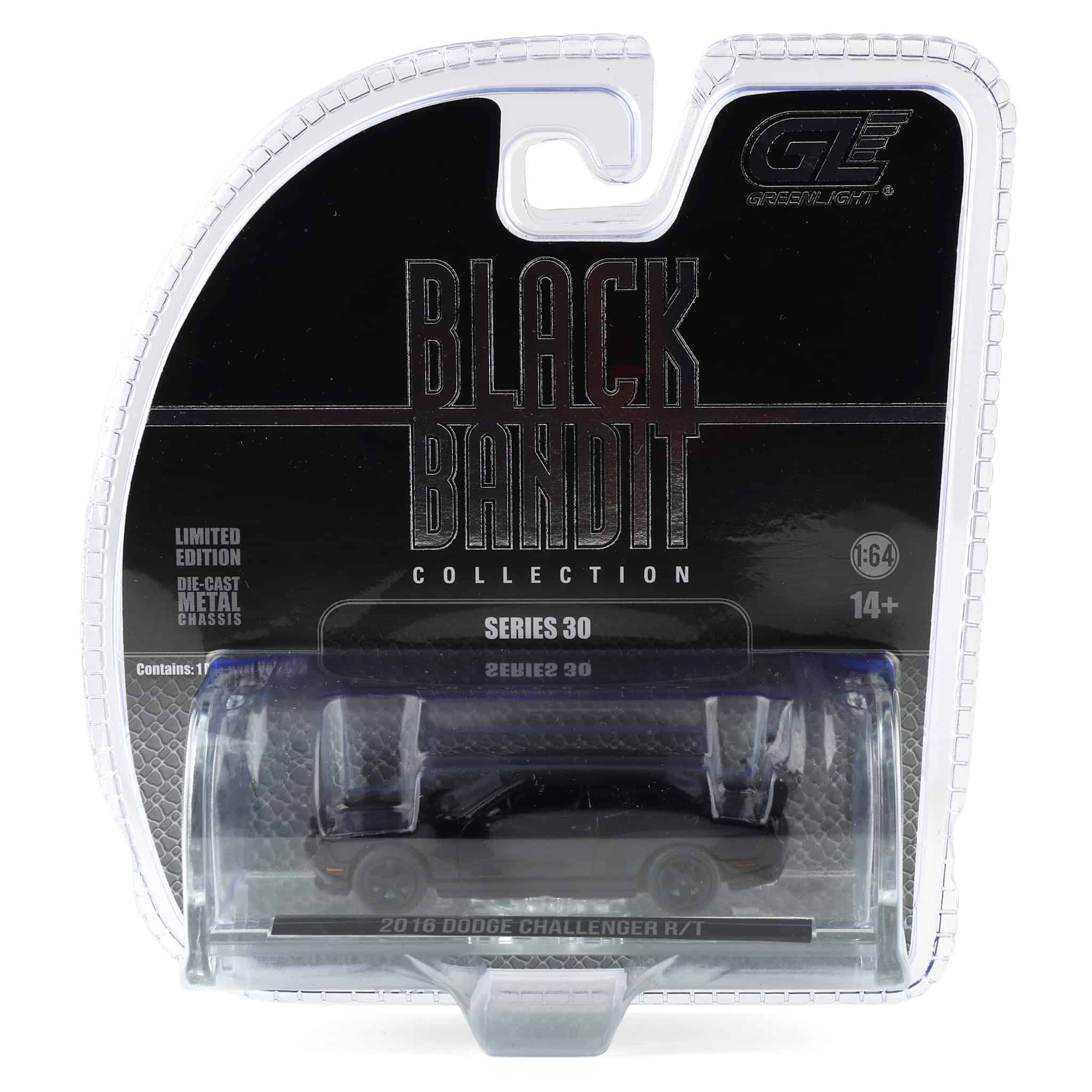 1/64 2016 Dodge Challenger R-T Hemi, Black Bandit Series 30 - Image 7