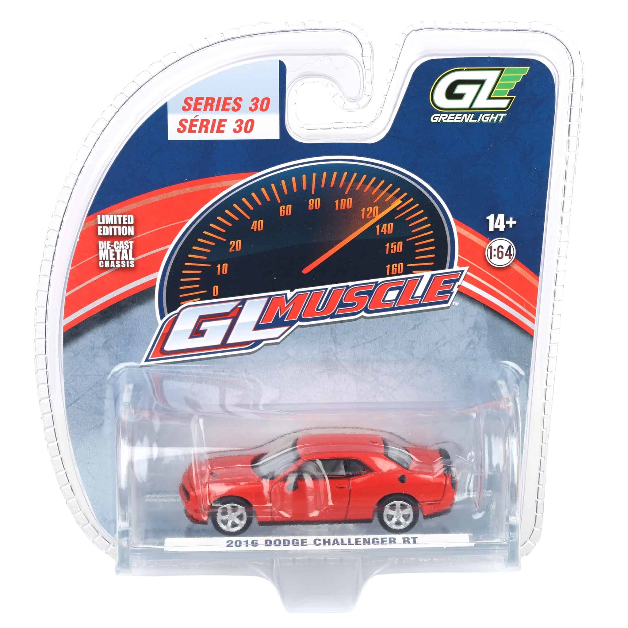 1/64 2016 Dodge Challenger RT, Torred, GreenLight Muscle Series 30 - Image 6