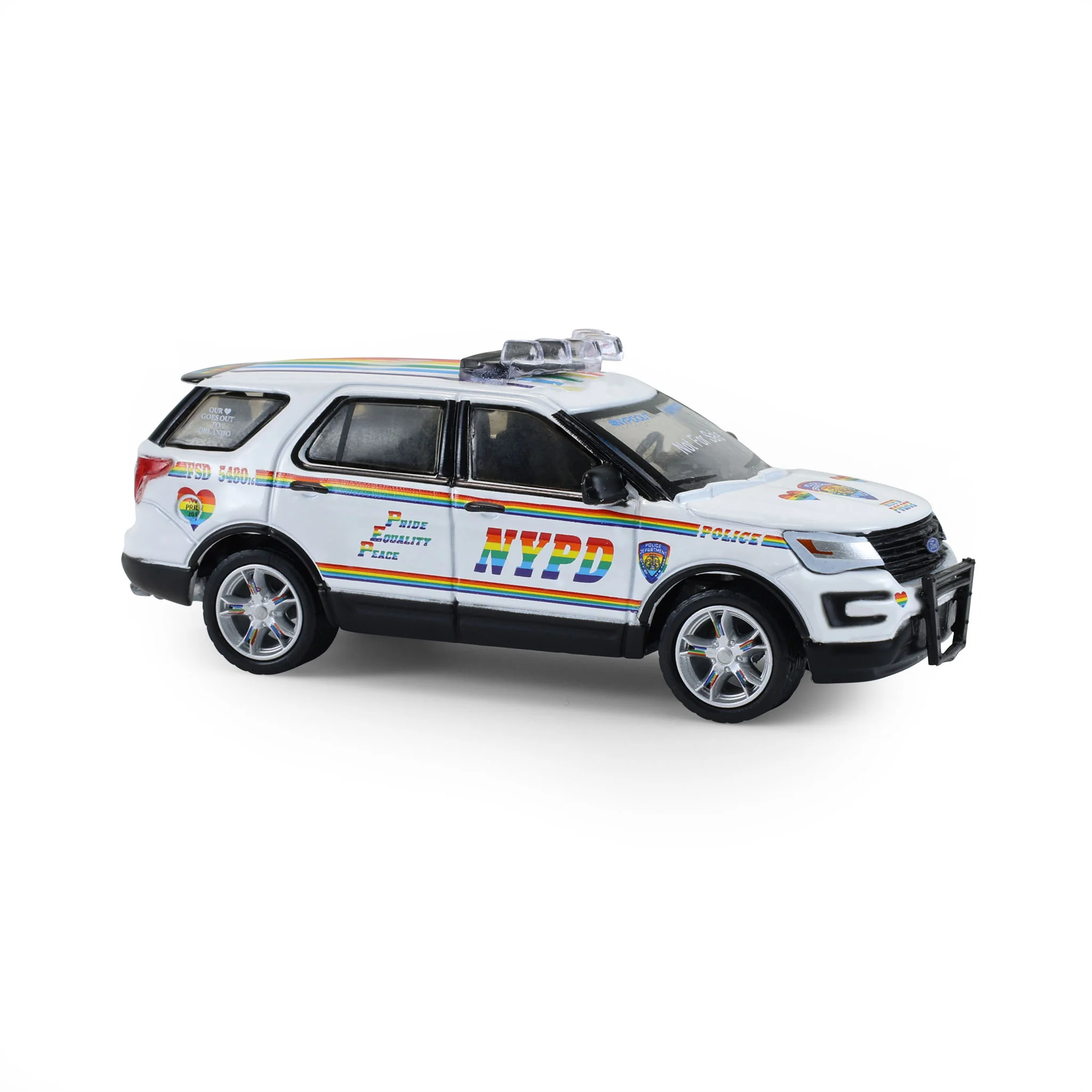 1/64 2016 Ford Explorer, NYPD Pride Livery, Hot Pursuit Series 47 - Image 2