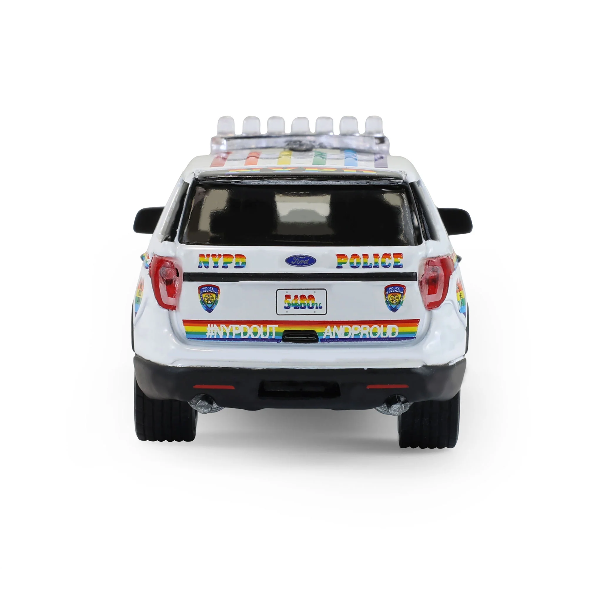 1/64 2016 Ford Explorer, NYPD Pride Livery, Hot Pursuit Series 47 - Image 6
