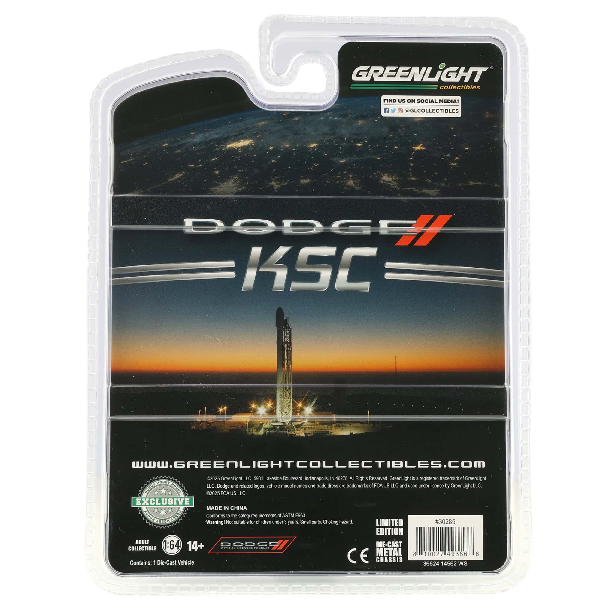 1/64 2017 Dodge Durango, Kennedy Space Center Security, Hobby Exclusive - Image 9