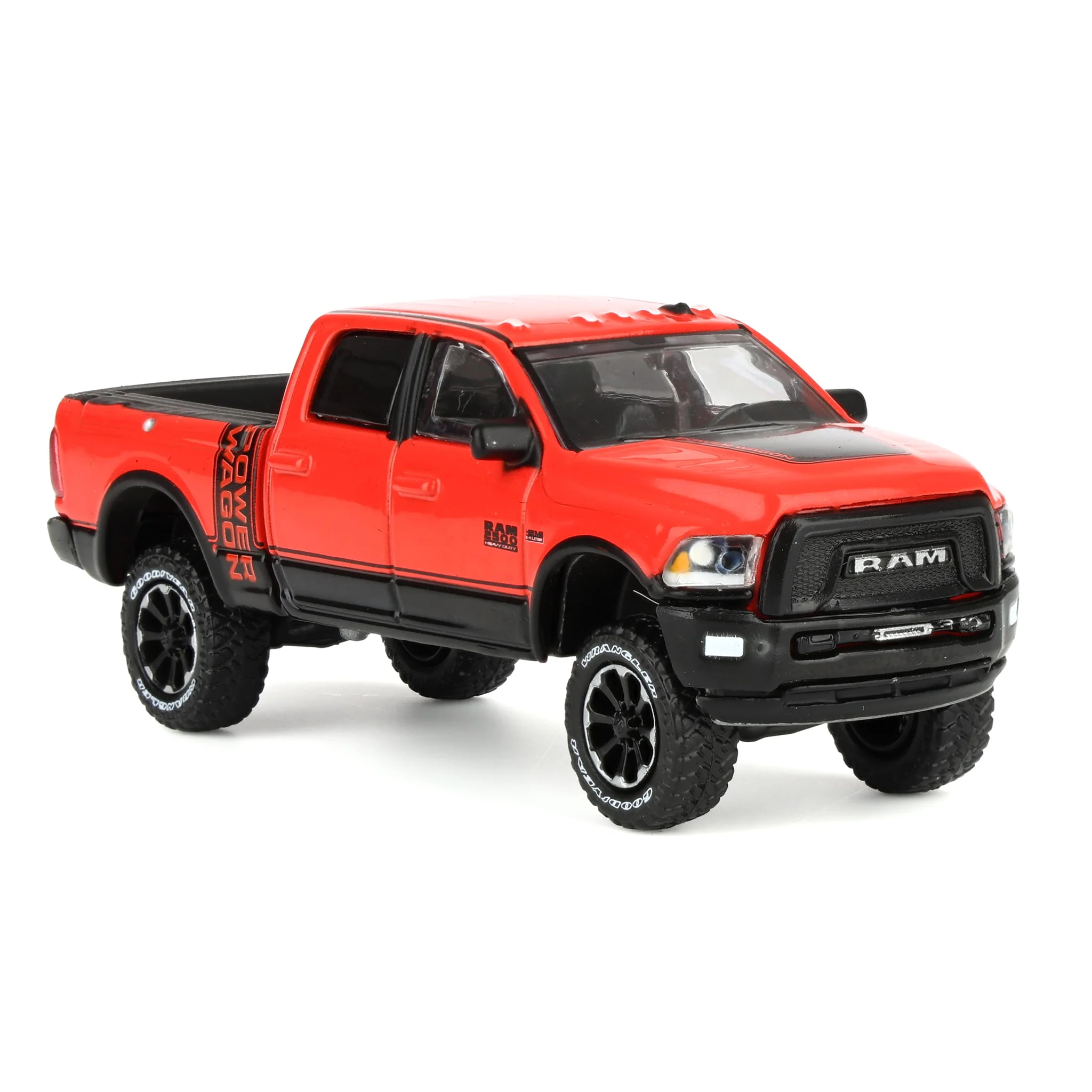 1/64 2017 Ram 2500 Flame Red Power Wagon - Image 2