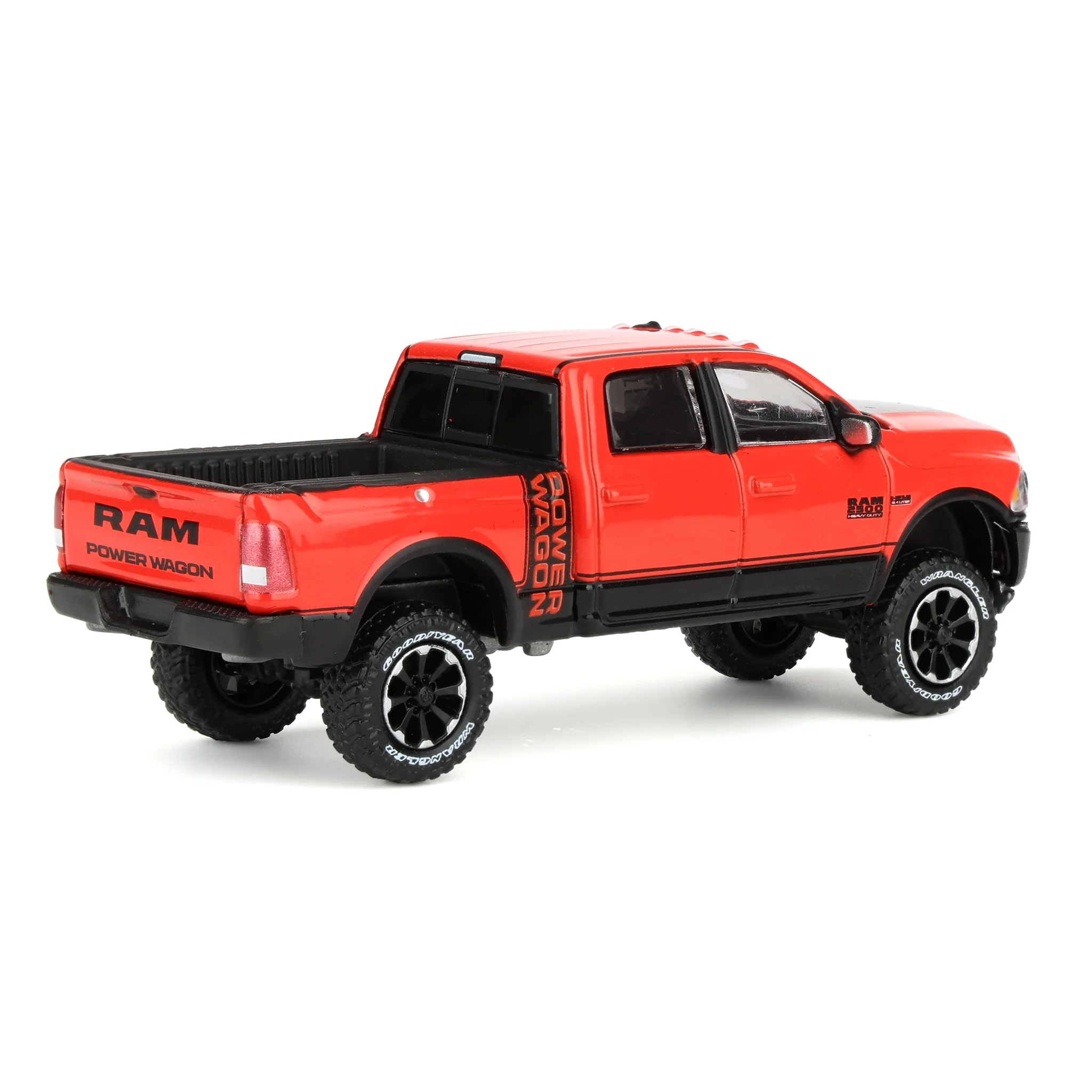 1/64 2017 Ram 2500 Flame Red Power Wagon - Image 3