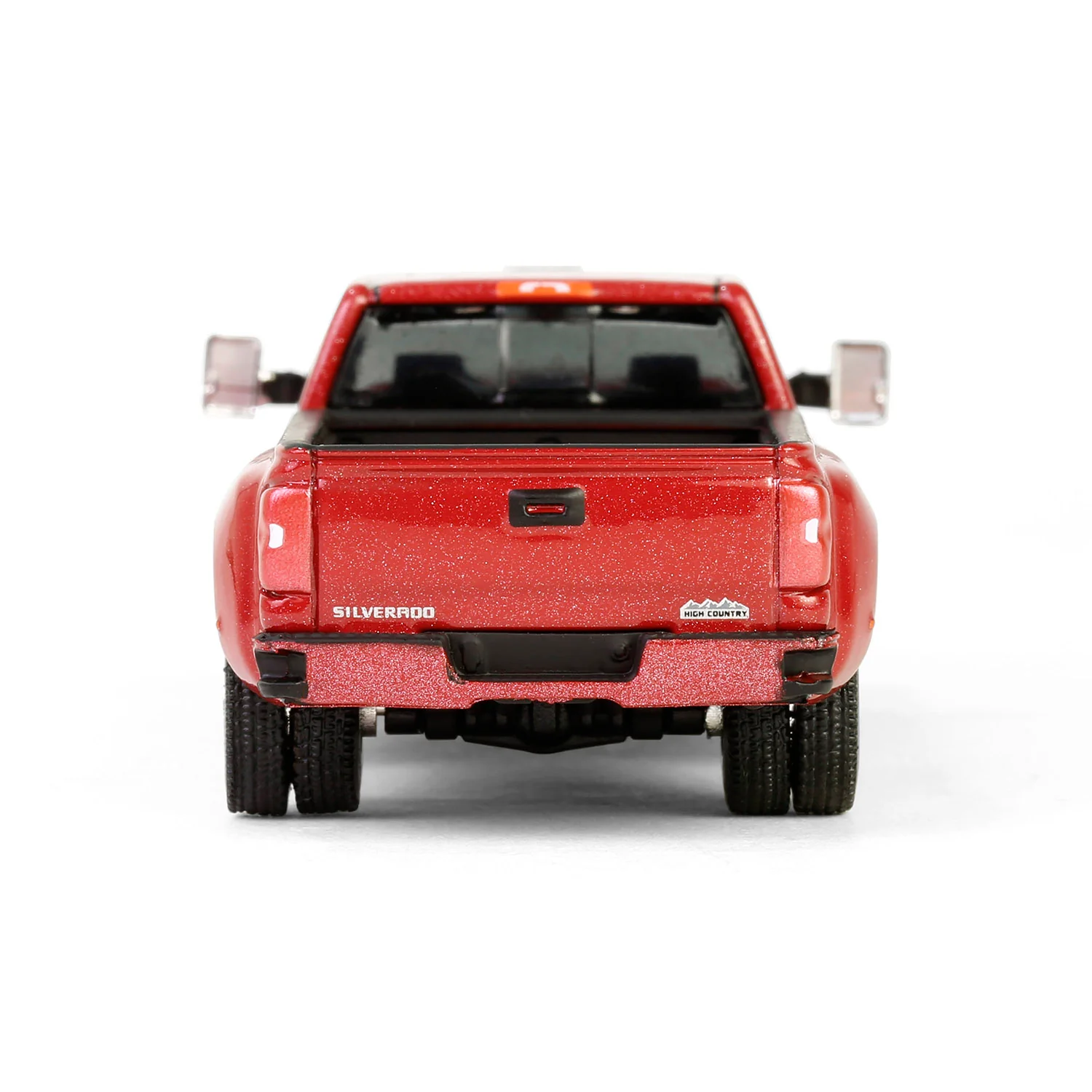 1/64 2018 Chevrolet Silverado 3500 HD High Country Dually Pickup Truck, Cajun Red Metallic, Dually Drivers Series 15 - Image 6
