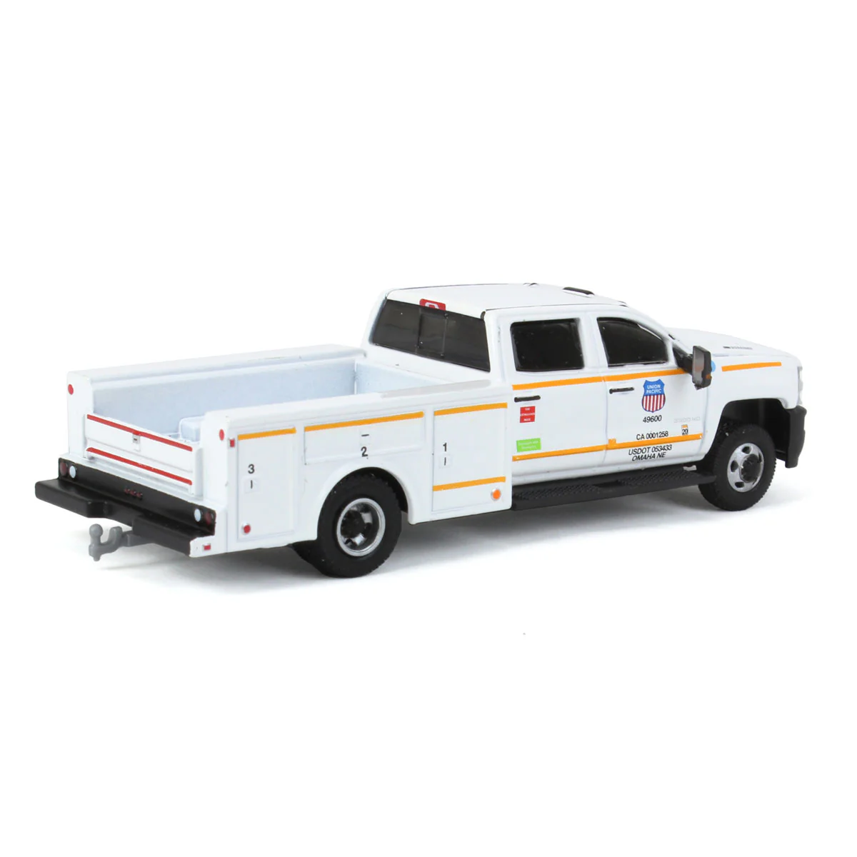1/64 2018 Chevrolet Silverado 3500 Service Bed, Union Pacific Maintenance, Dually Drivers 11 - Image 3