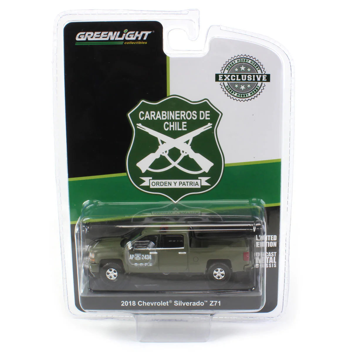 1/64 2018 Chevrolet Silverado Z71 Carabineros de Chile Police, GOPE - Image 5