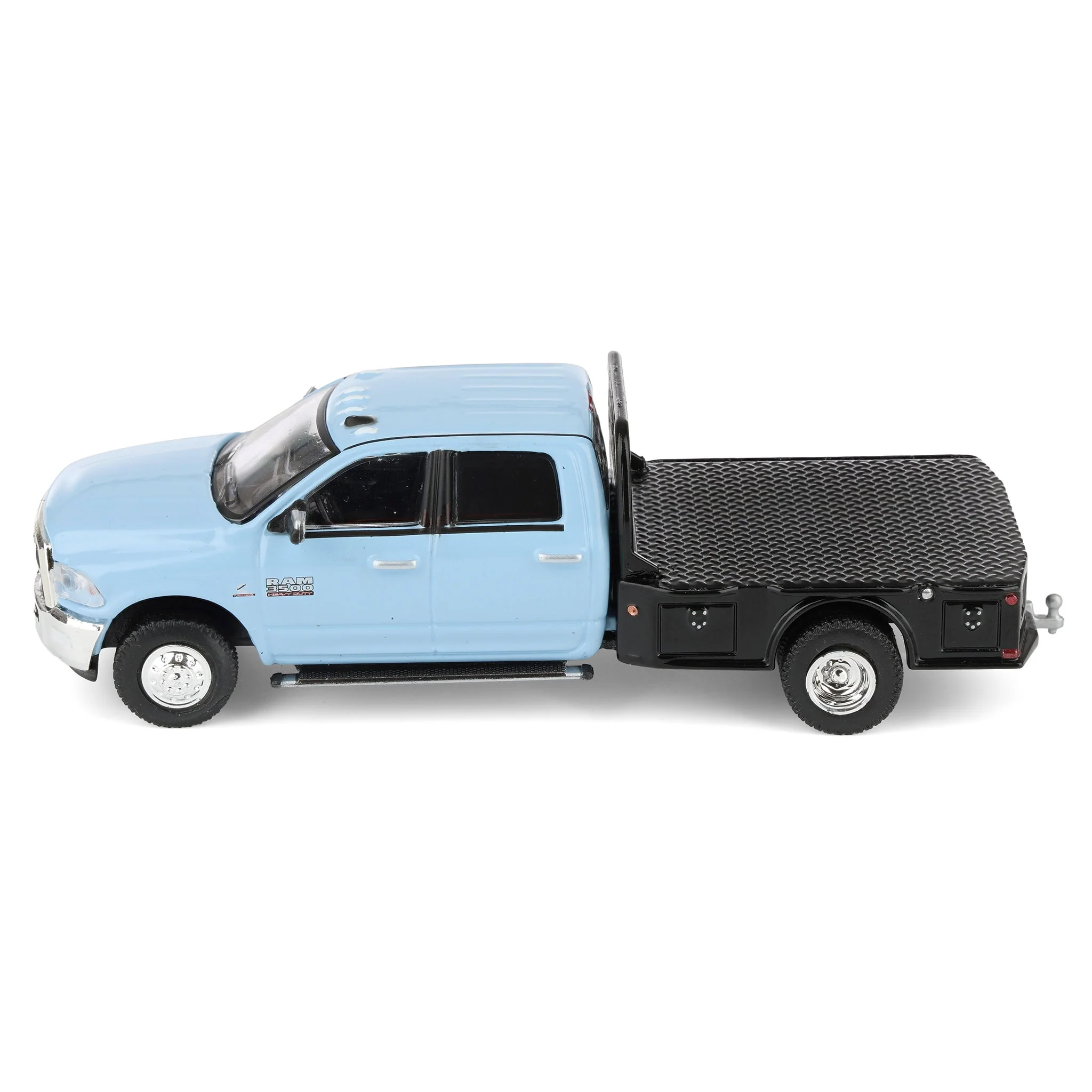 1/64 2018 Ram 3500 Dually Flatbed, Robin’s Egg Blue, Dually Drivers Series 16 - Image 5