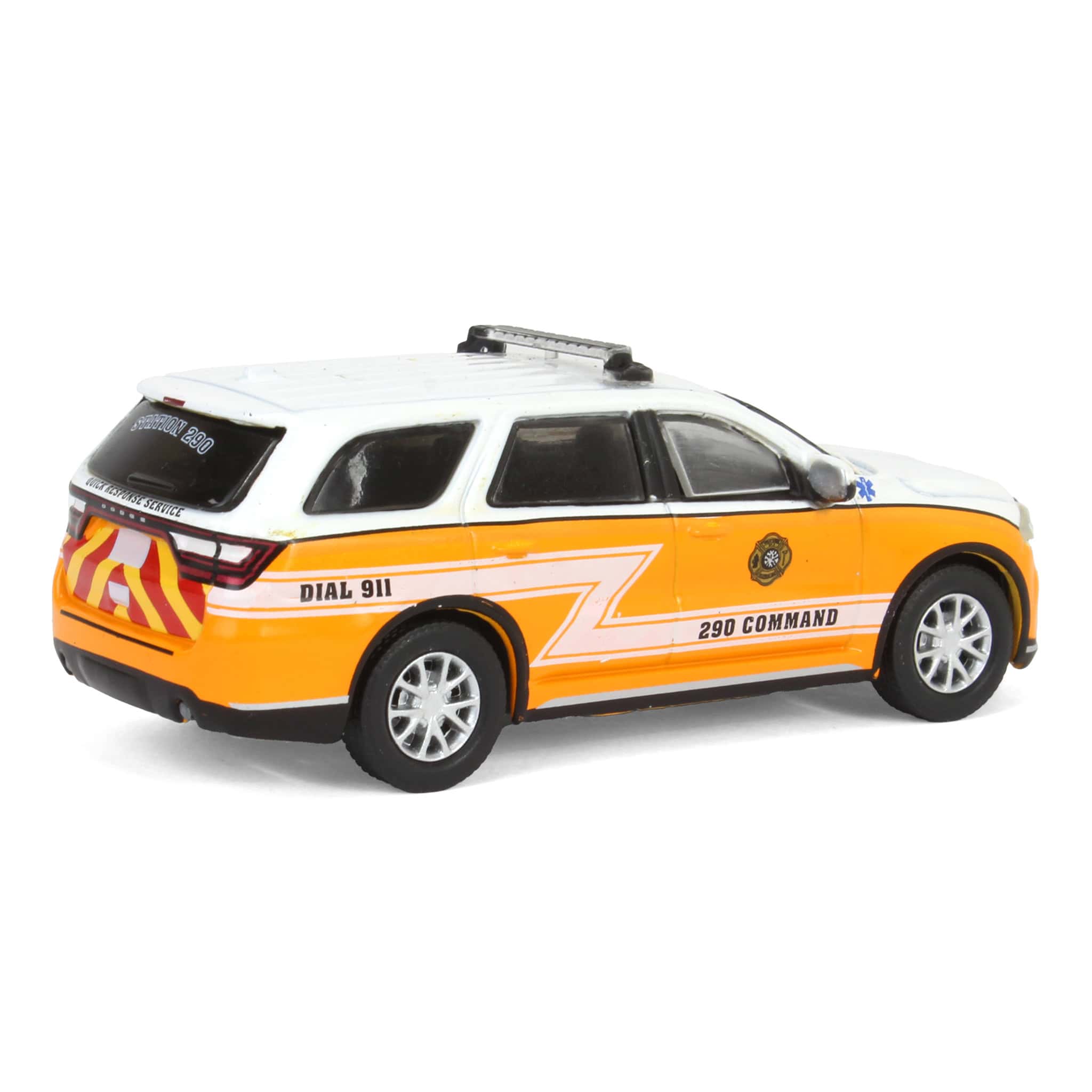 1/64 2019 Dodge Durango West Deer Township Paramedic 290 Command Gibsonia PA, First Responders Series 1 - Image 3