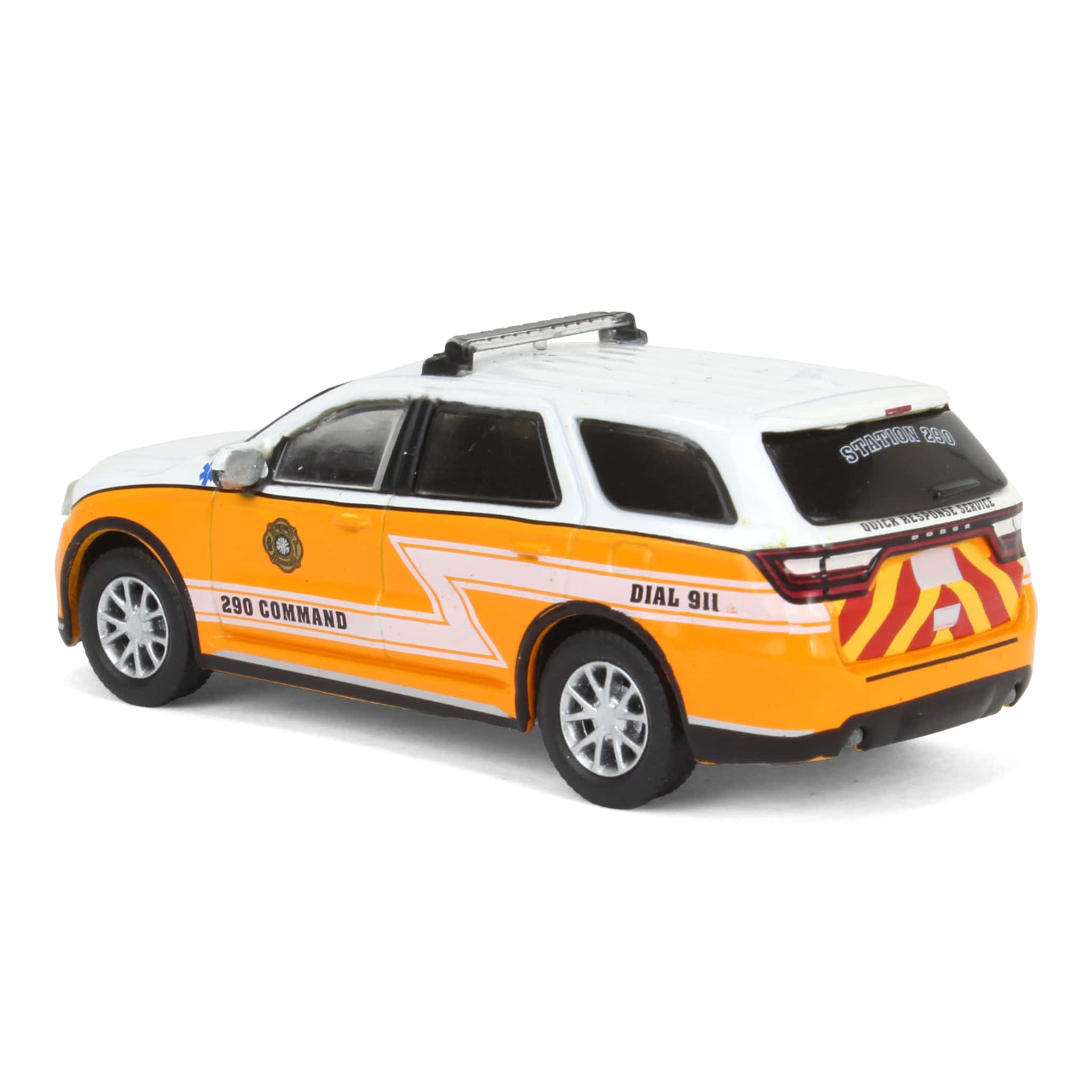 1/64 2019 Dodge Durango West Deer Township Paramedic 290 Command Gibsonia PA, First Responders Series 1 - Image 4