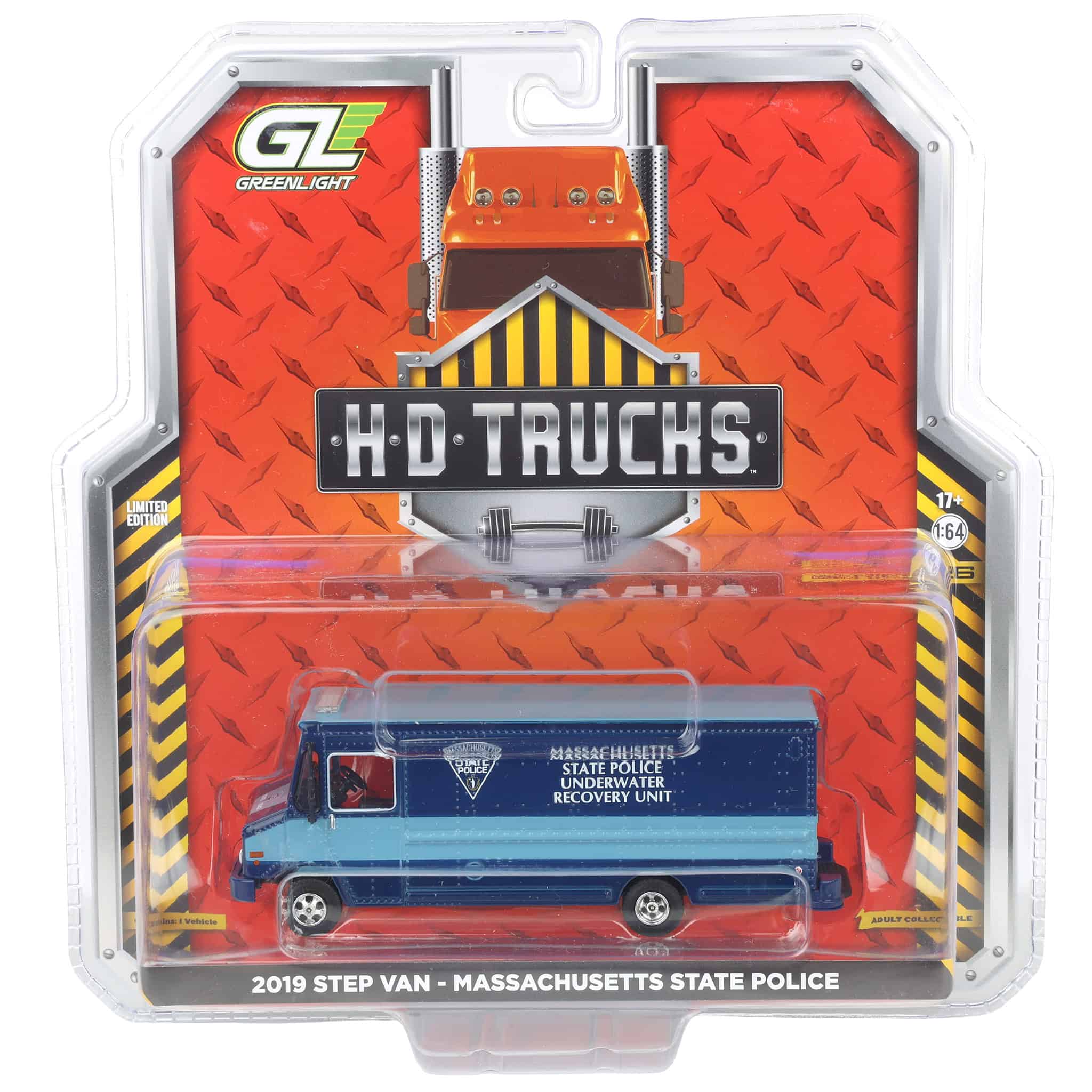 1/64 2019 Step Van, Massachusetts State Police Underwater Recovery Unit, H.D. Trucks Series 26 - Image 8
