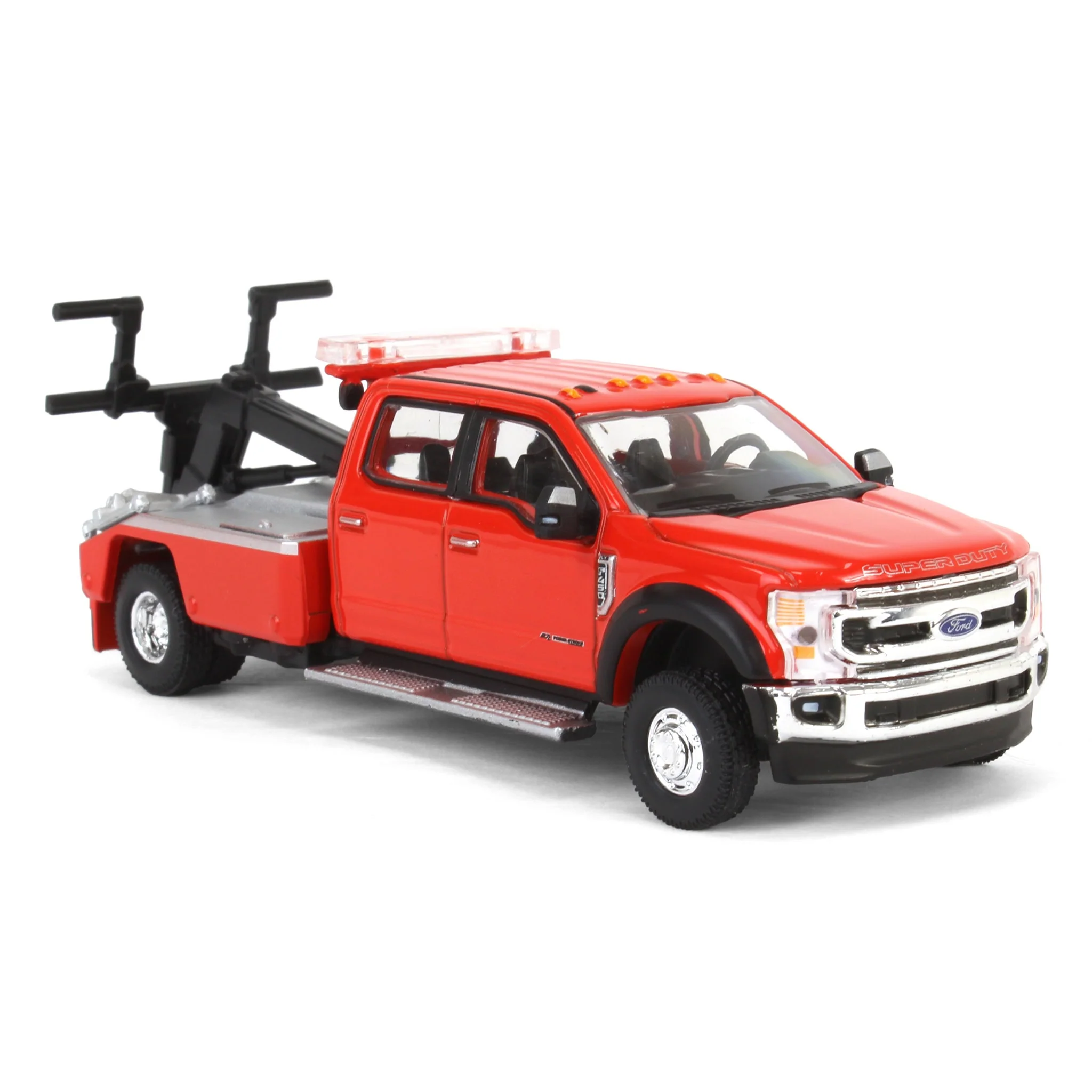 1/64 2020 Ford F-450 Super Duty Dually with Wrecker Bed, Rapid Red, Town & Country Exclusive - Image 2