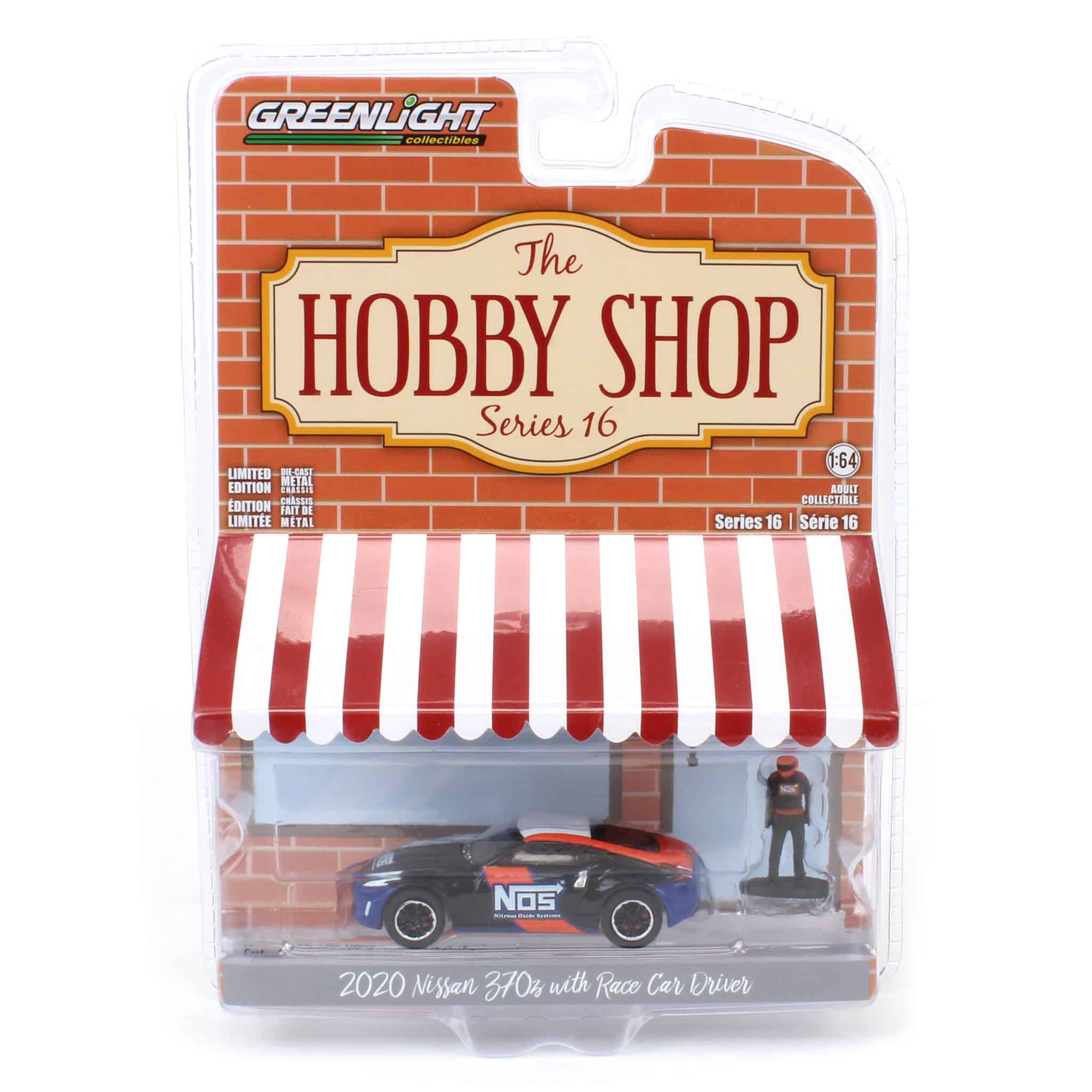 1/64 2020 Nissan 370z with Race Car Driver, NOS Nitrous Oxide Systems, Hobby Shop Series 16 - Image 2