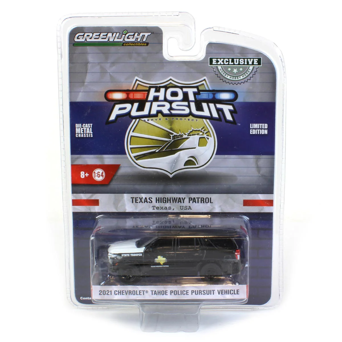1/64 2021 Chevrolet Tahoe Police Pursuit Vehicle, Texas Highway Patrol - Image 5