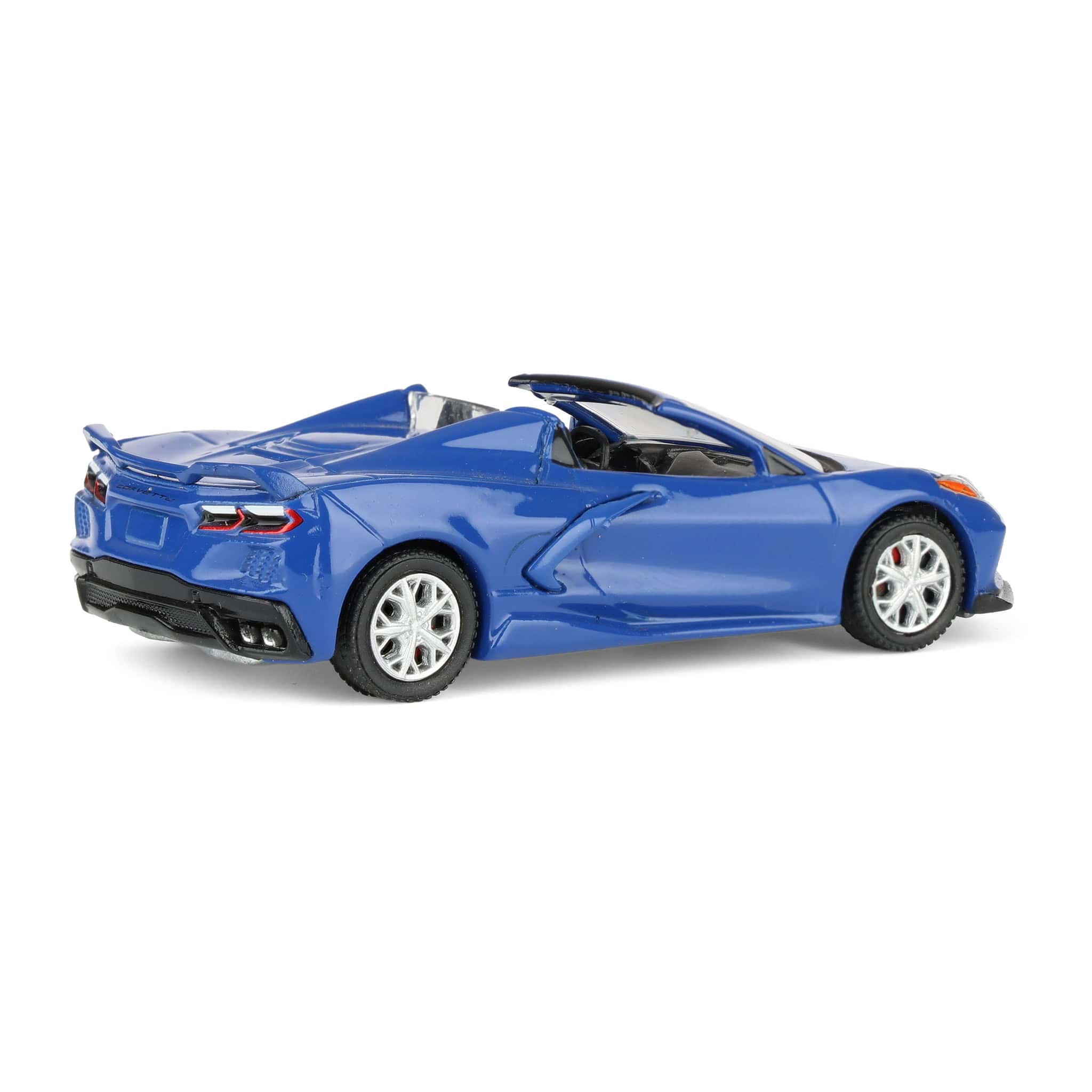 1/64 2021 Corvette Stingray Convertible, Elkhart Lake Blue, GreenLight Muscle Series 30 - Image 3