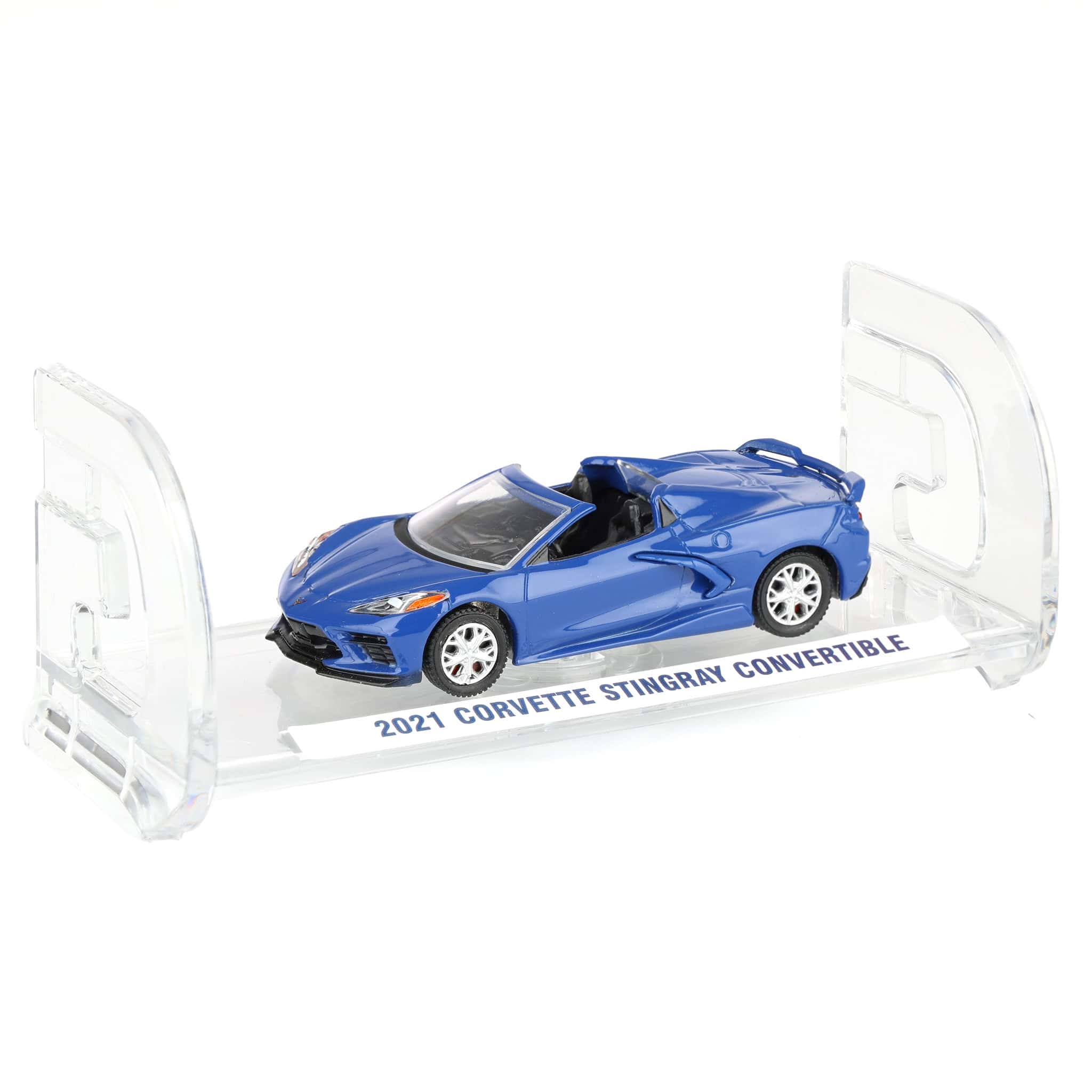 1/64 2021 Corvette Stingray Convertible, Elkhart Lake Blue, GreenLight Muscle Series 30 - Image 6