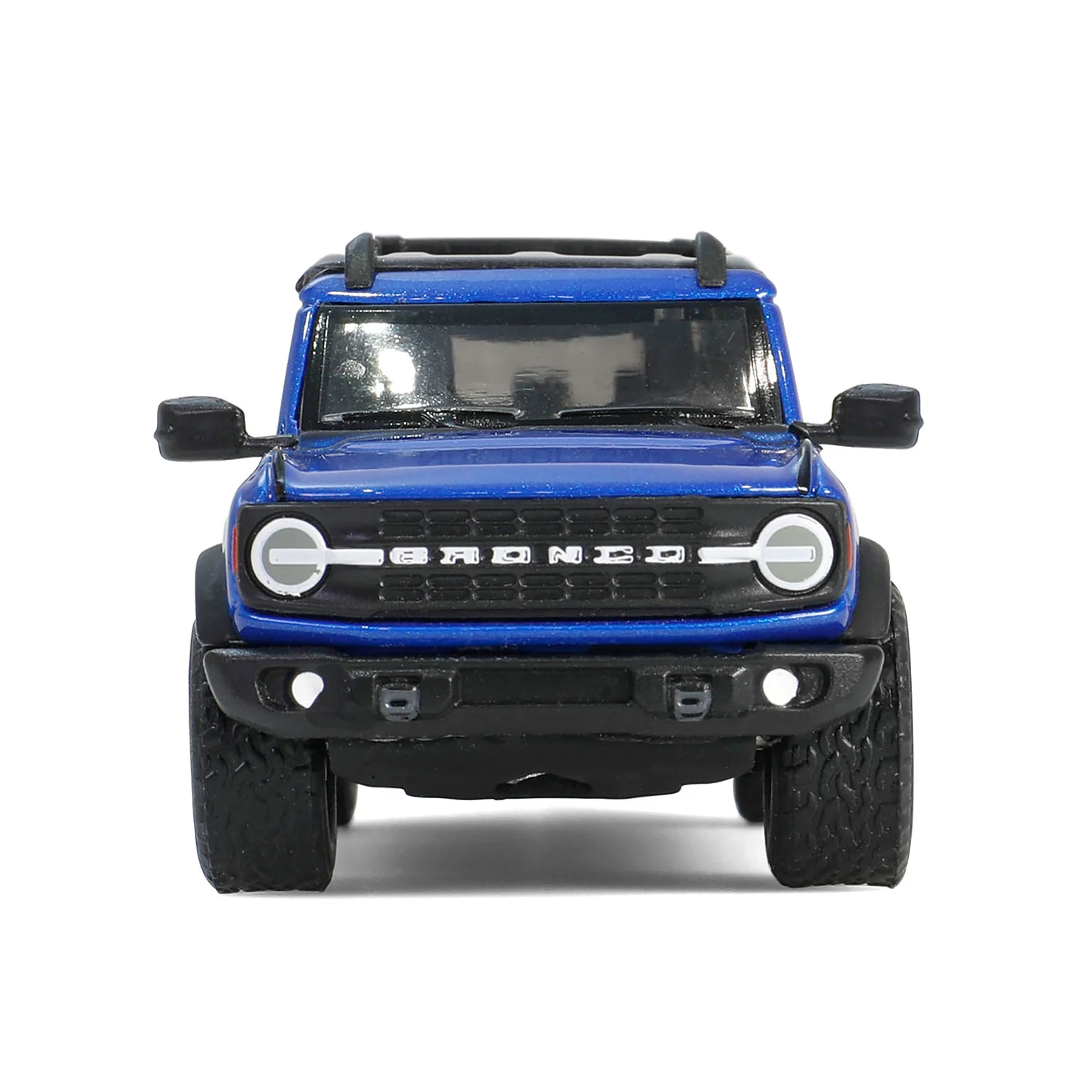 1/64 2021 Ford Bronco Black Diamond with Utility Trailer & Motorcycle, Velocity Blue, Hitch & Tow Series 32 - Image 10