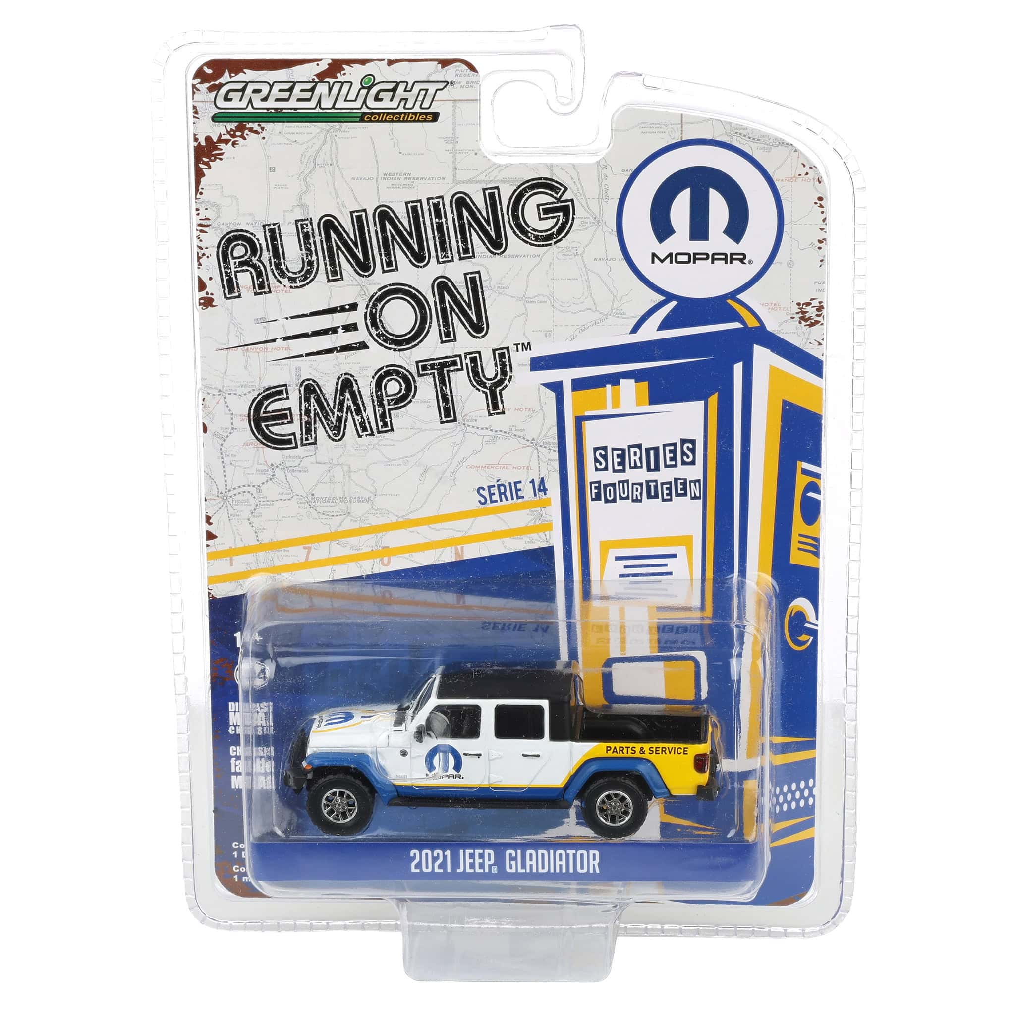 1/64 2021 Jeep Gladiator, Mopar Parts & Service, Running on Empty Series 14 - Image 5
