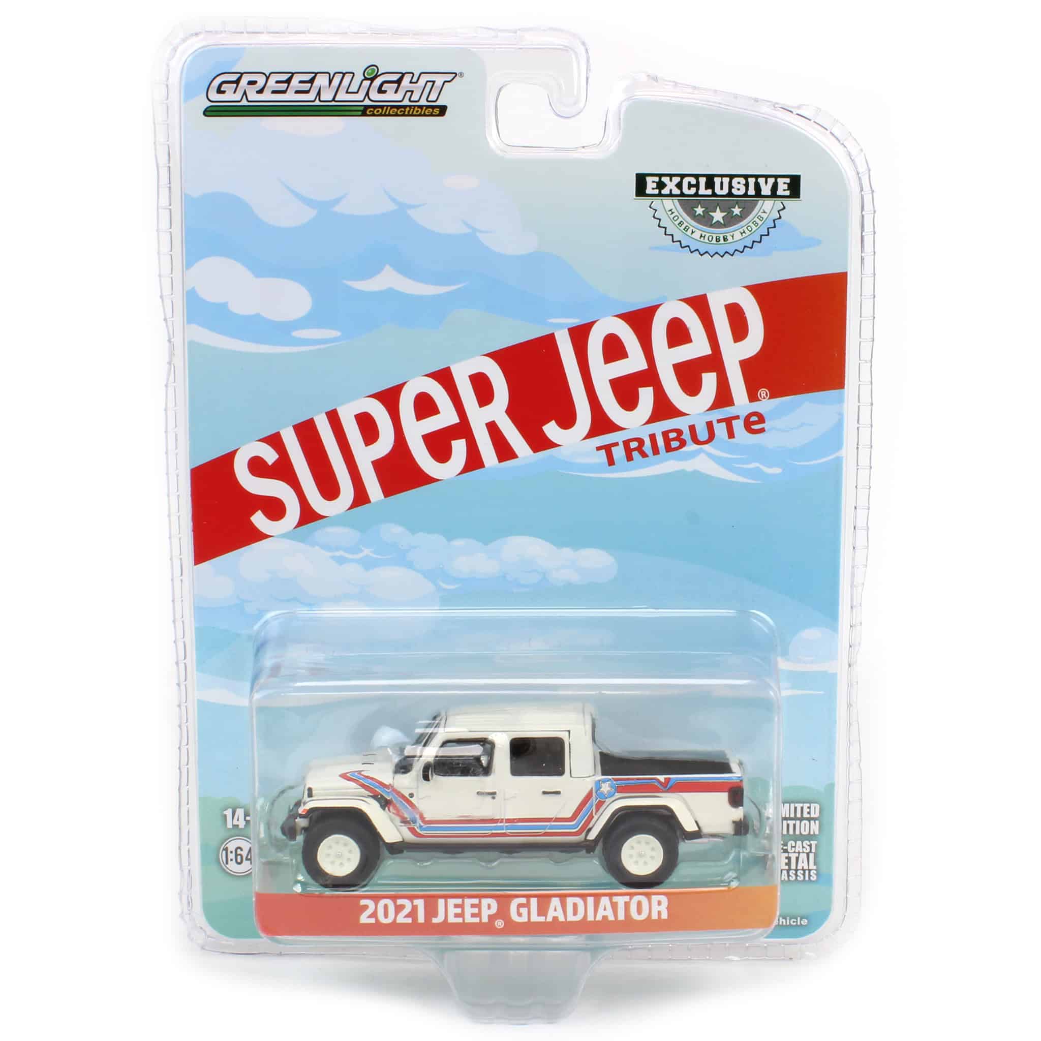 1/64 2021 Jeep Gladiator Super Jeep Tribute, Greenlight Hobby Exclusive - Image 5