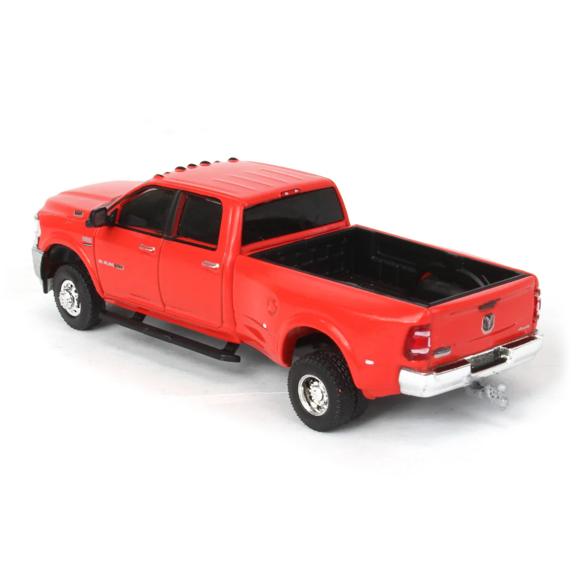 1/64 2021 RAM 3500 Dually Pickup Truck, Longhorn Edition, Flame Red - Image 4