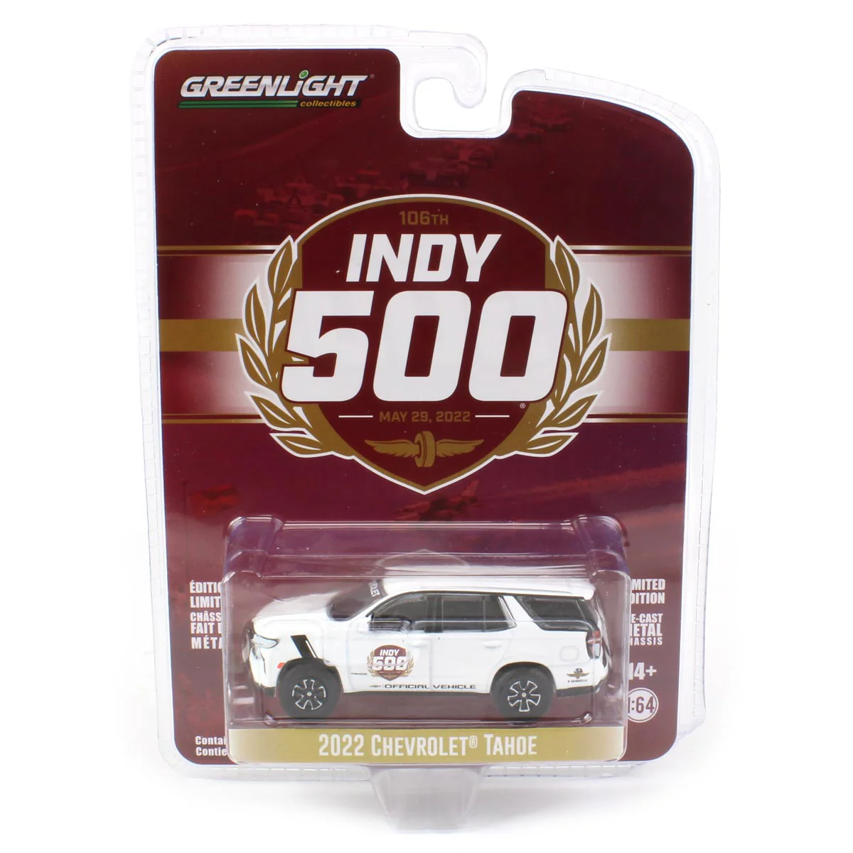1/64 2022 Chevrolet Tahoe, 106th Indianapolis 500, Anniversary Collection Series 15 - Image 2